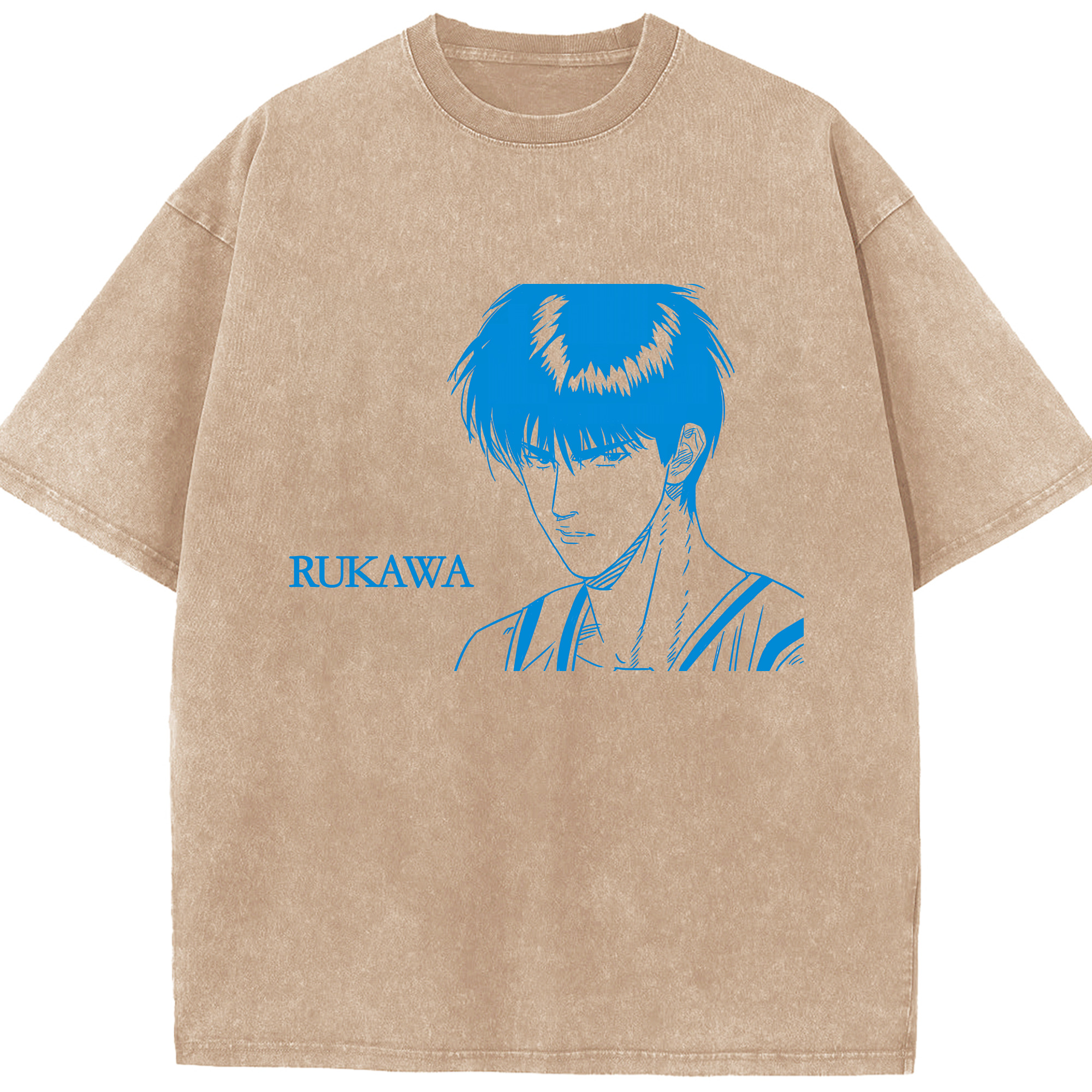 （画像用） SLAM DUNK／スラムダンク 綿100% ヴィンテージ風 半袖Tシャツ（フロントプリント）