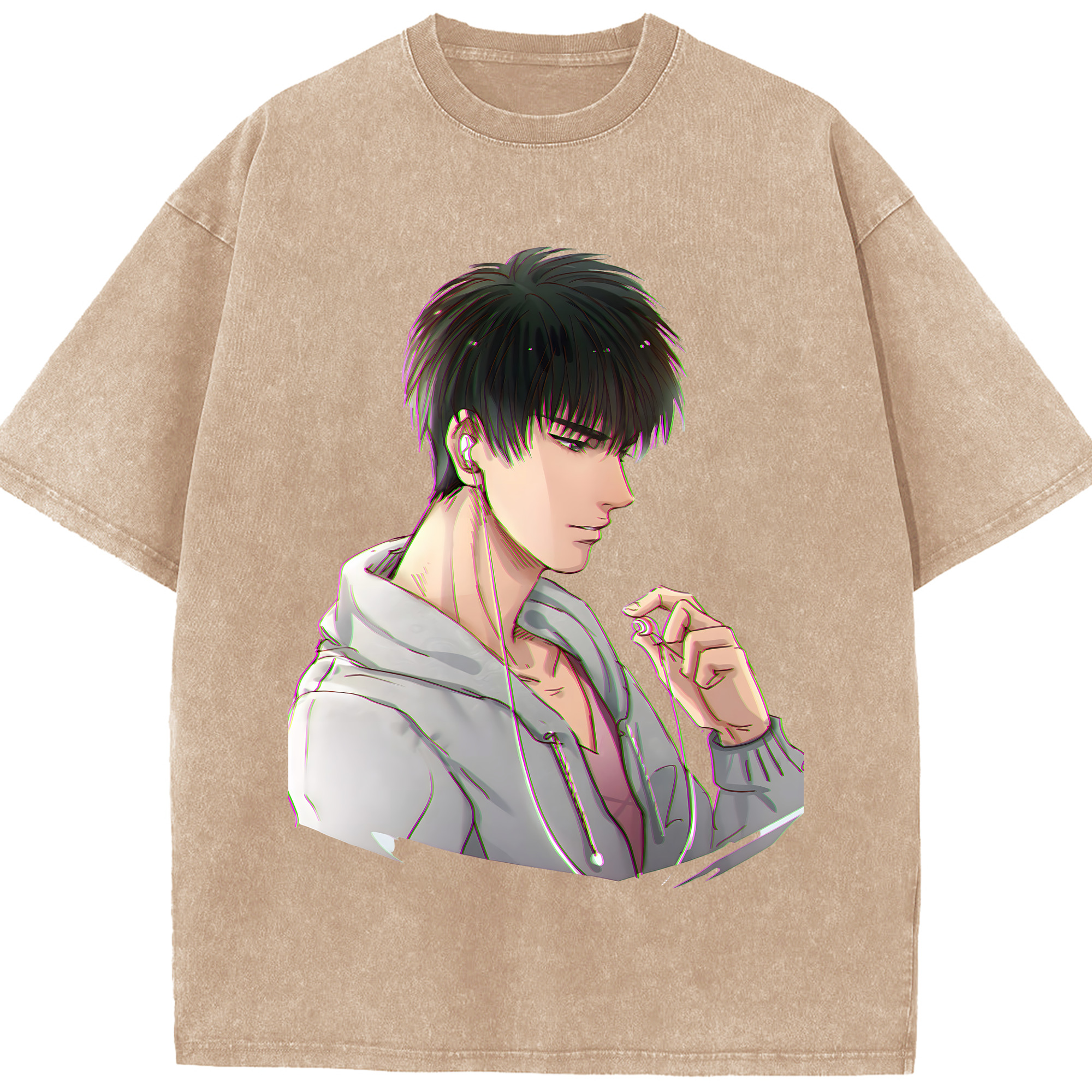 （画像用） SLAM DUNK／スラムダンク 綿100% ヴィンテージ風 半袖Tシャツ（フロントプリント）