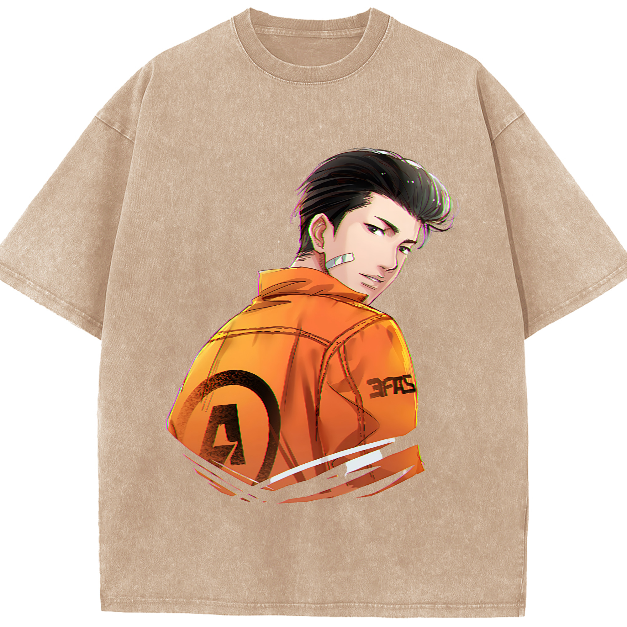 （画像用） SLAM DUNK／スラムダンク 綿100% ヴィンテージ風 半袖Tシャツ（フロントプリント）