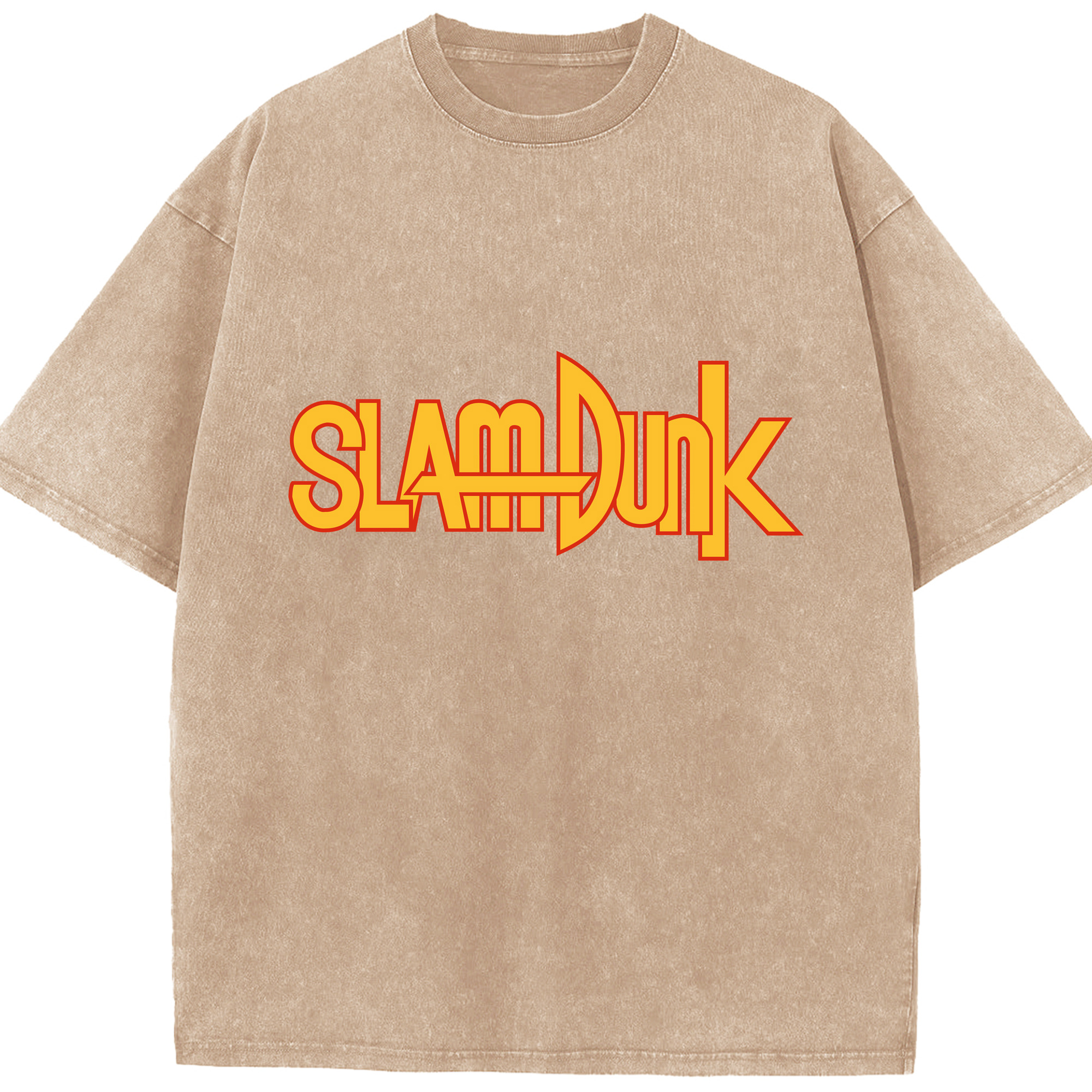 （画像用） SLAM DUNK／スラムダンク 綿100% ヴィンテージ風 半袖Tシャツ（フロントプリント）