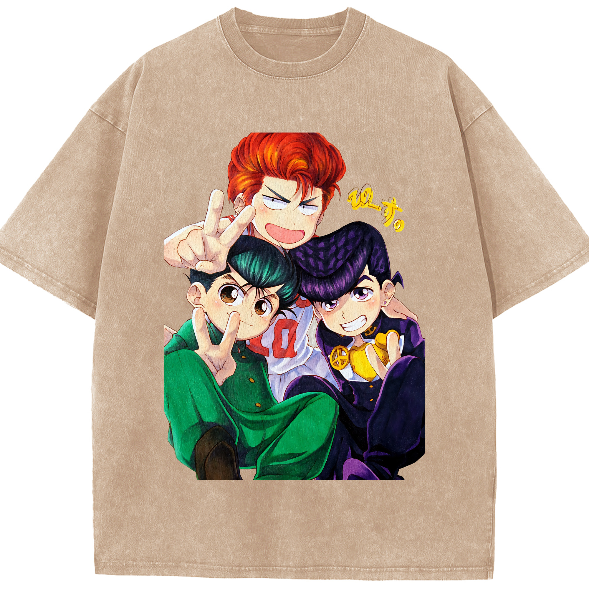 （画像用） SLAM DUNK／スラムダンク 綿100% ヴィンテージ風 半袖Tシャツ（フロントプリント）