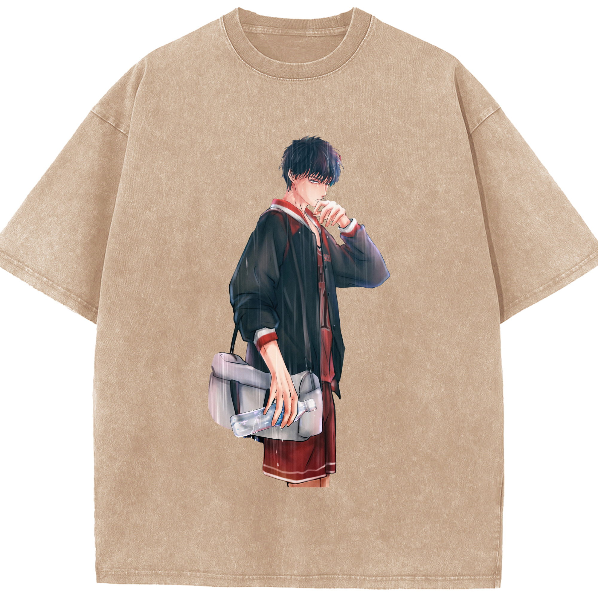 （画像用） SLAM DUNK／スラムダンク 綿100% ヴィンテージ風 半袖Tシャツ（フロントプリント）
