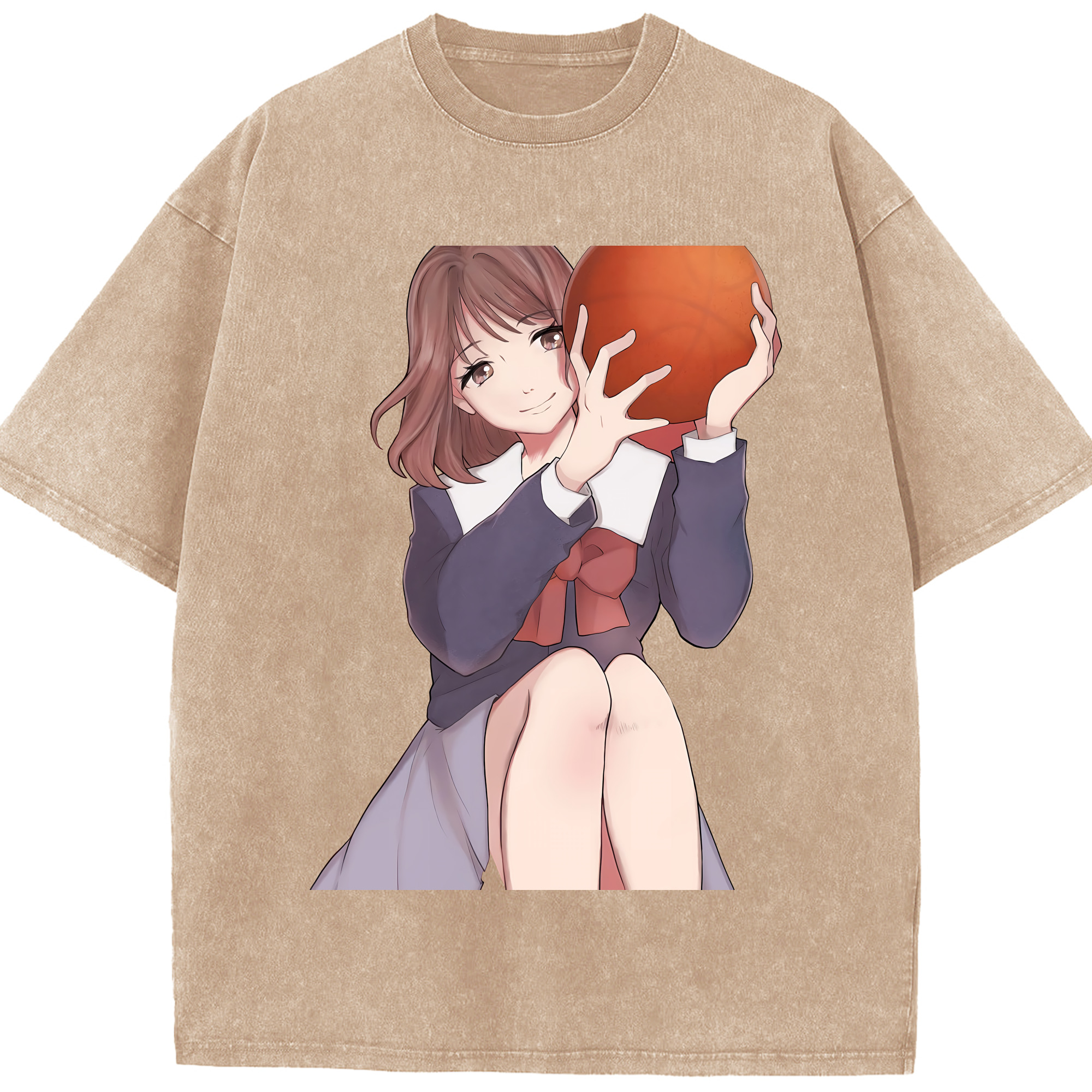 （画像用） SLAM DUNK／スラムダンク 綿100% ヴィンテージ風 半袖Tシャツ（フロントプリント）