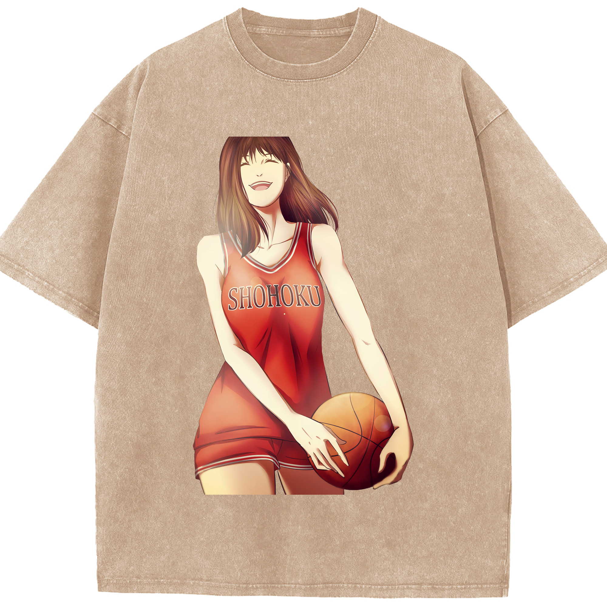 （画像用） SLAM DUNK／スラムダンク 綿100% ヴィンテージ風 半袖Tシャツ（フロントプリント）