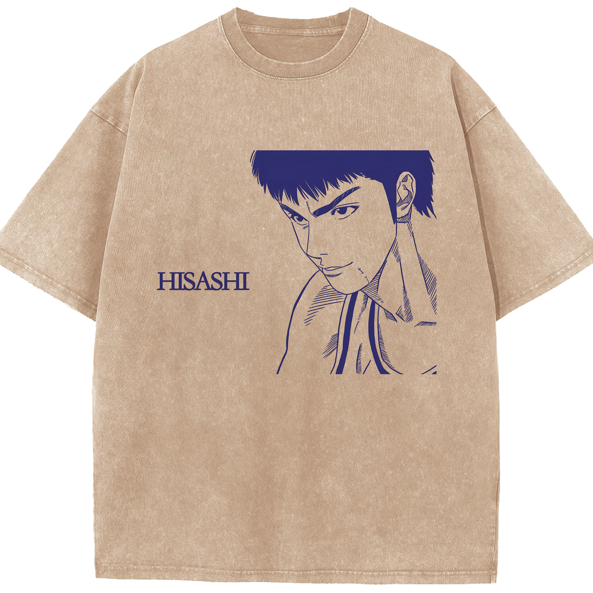 （画像用） SLAM DUNK／スラムダンク 綿100% ヴィンテージ風 半袖Tシャツ（フロントプリント）