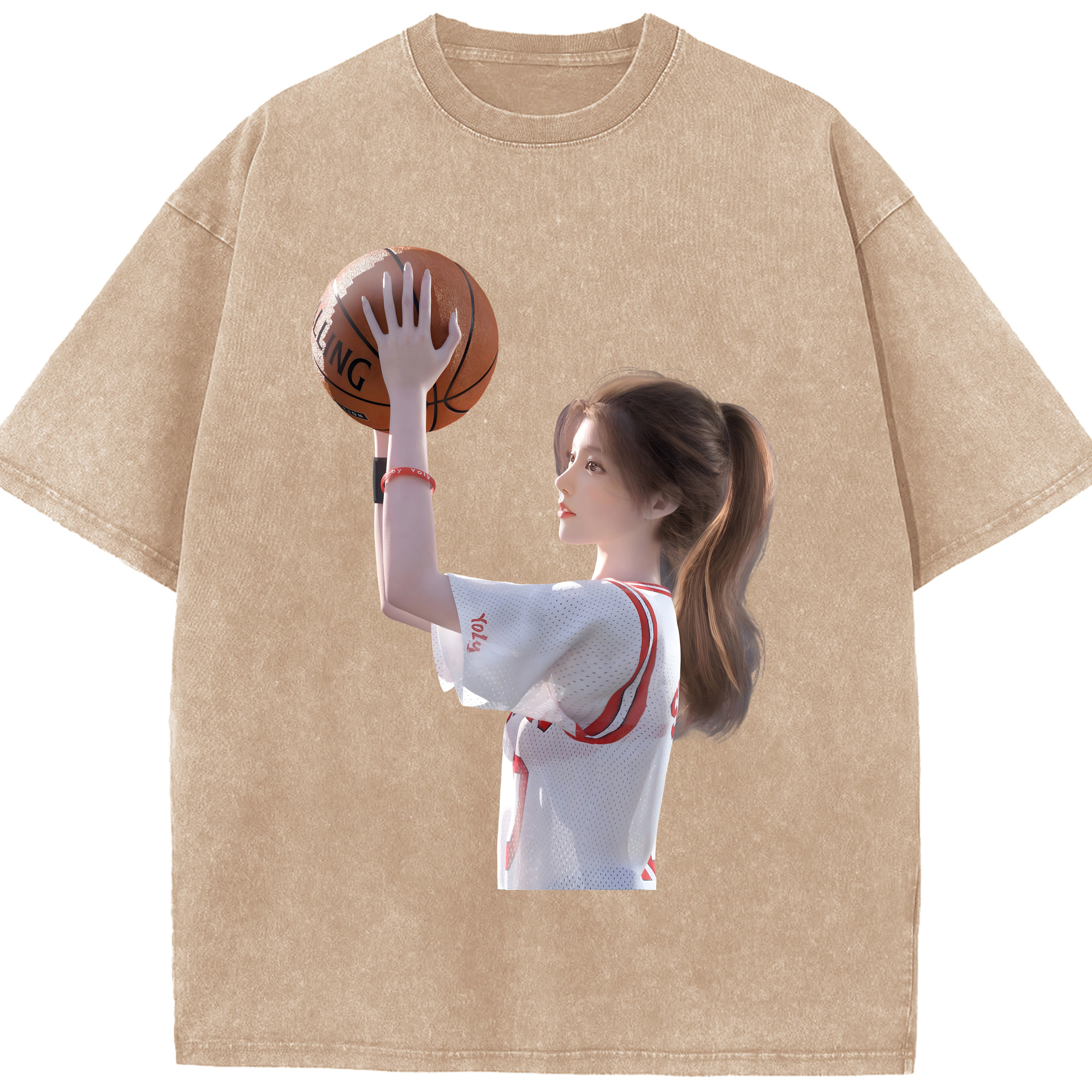（画像用） SLAM DUNK／スラムダンク 綿100% ヴィンテージ風 半袖Tシャツ（フロントプリント）