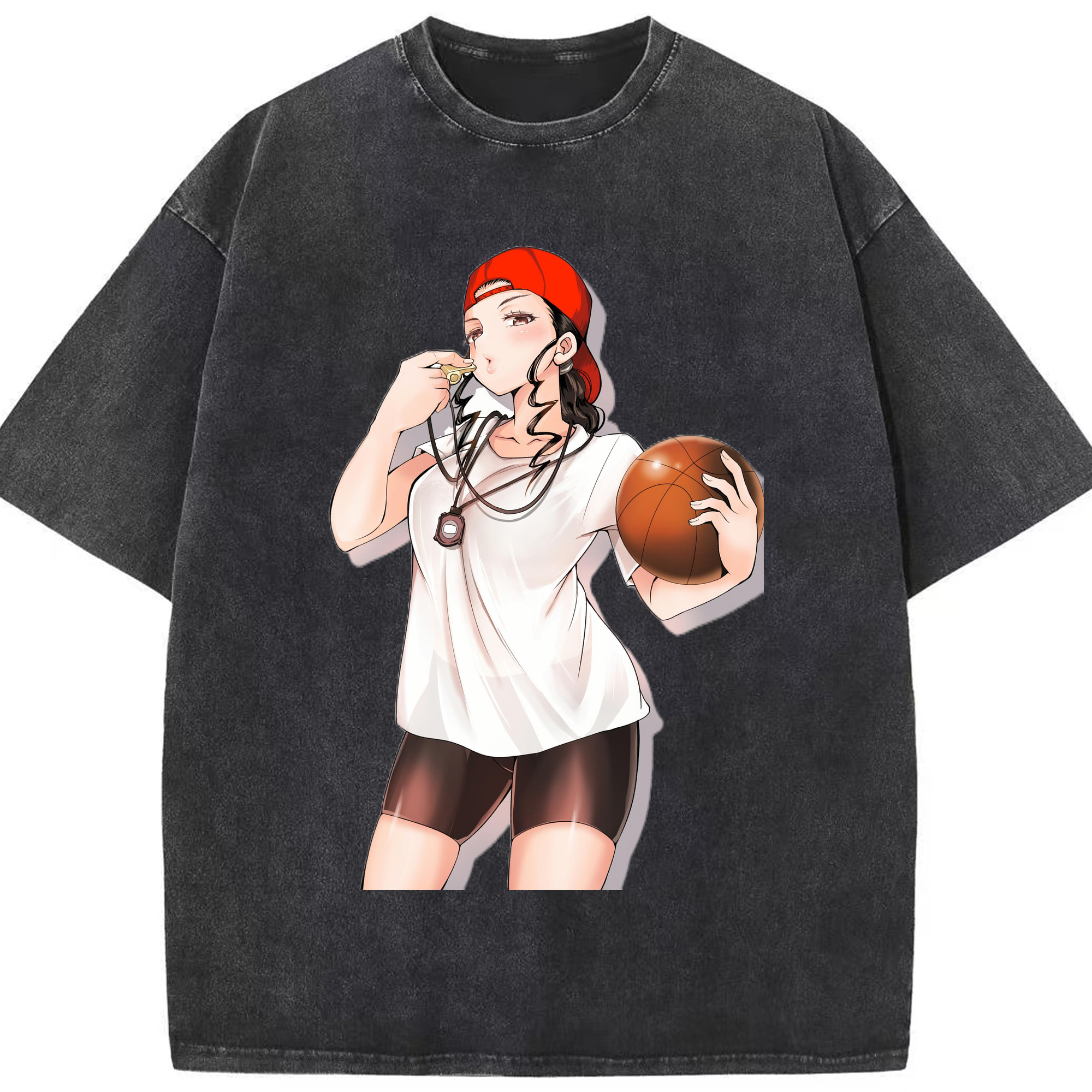 （画像用） SLAM DUNK／スラムダンク 綿100% ヴィンテージ風 半袖Tシャツ（フロントプリント）