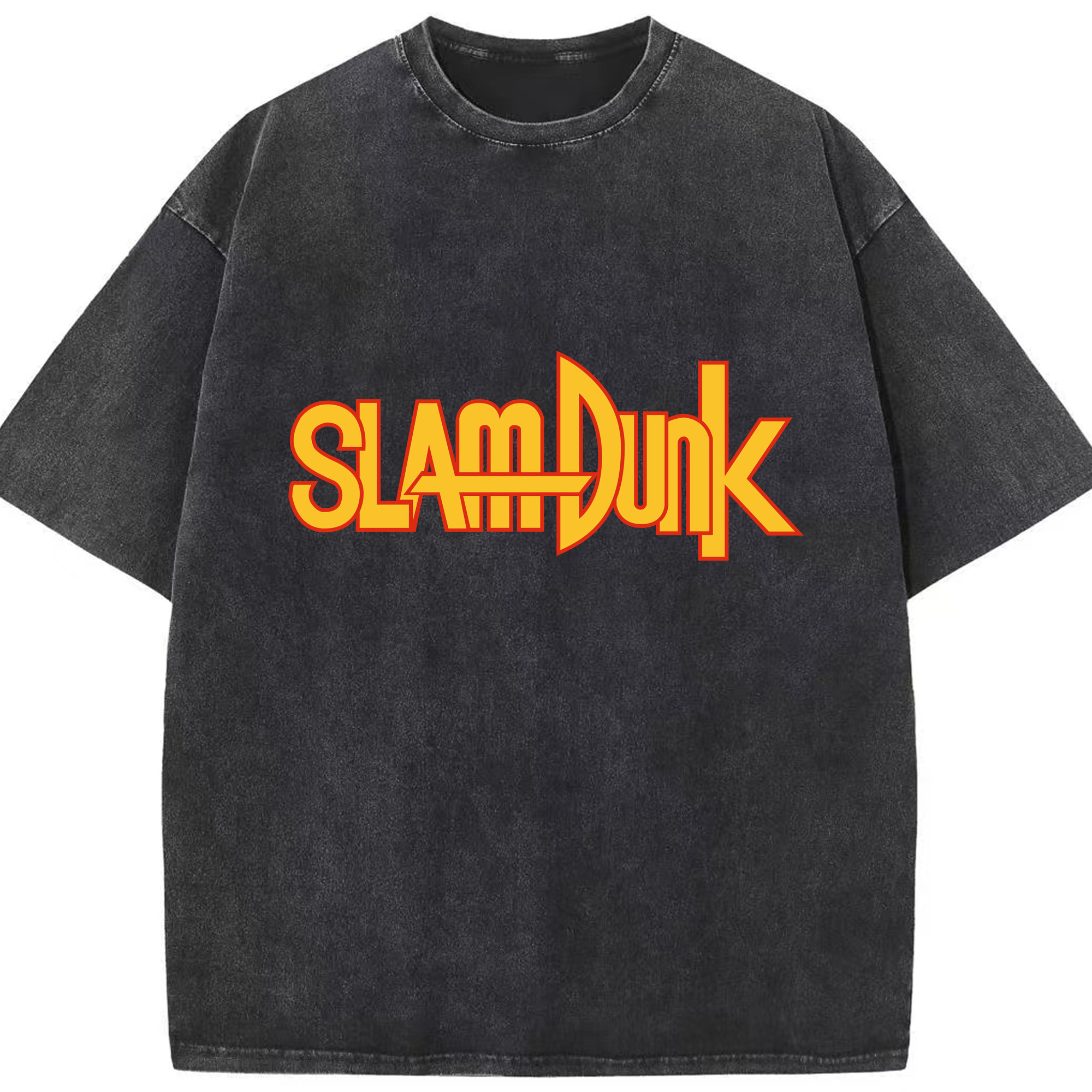 （画像用） SLAM DUNK／スラムダンク 綿100% ヴィンテージ風 半袖Tシャツ（フロントプリント）