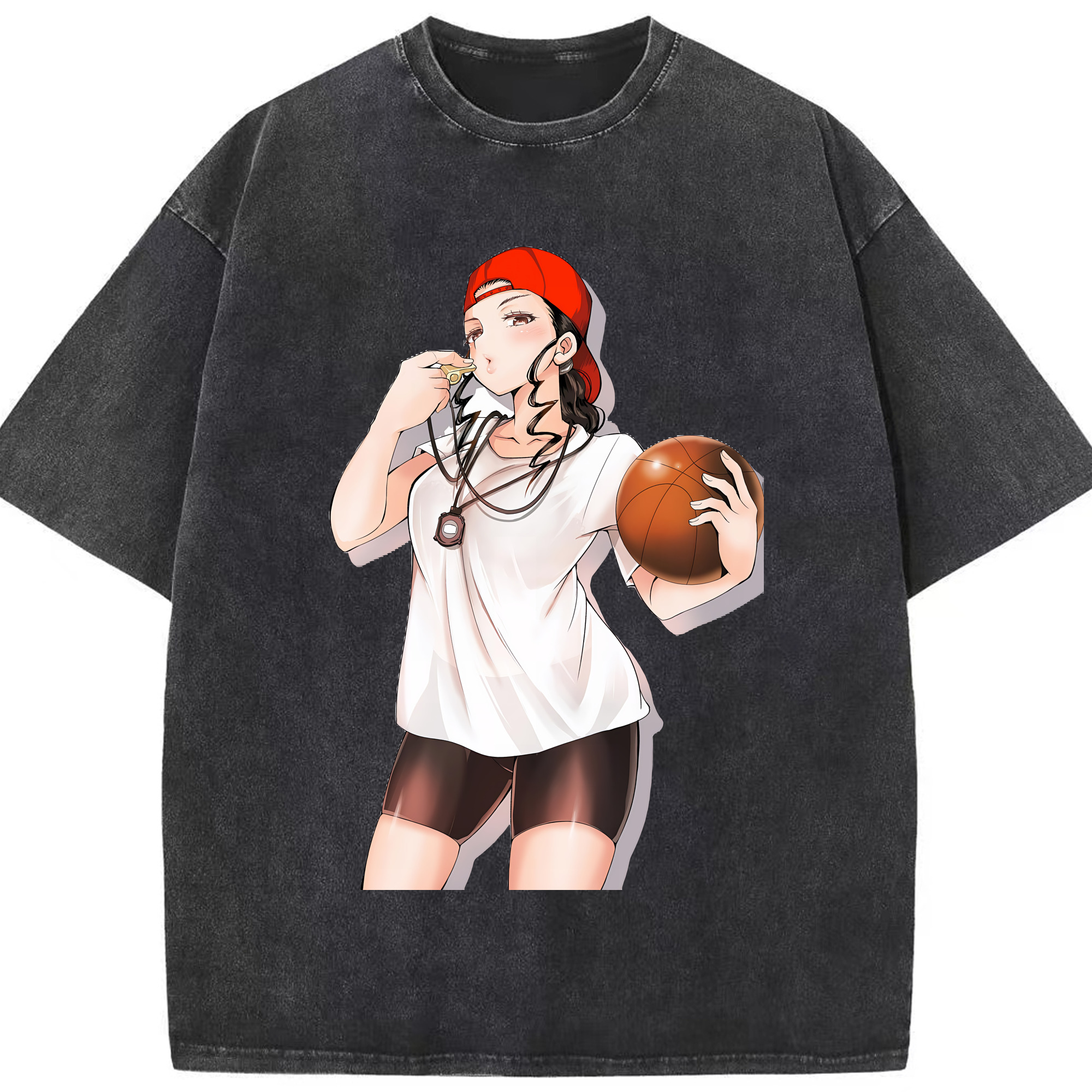（画像用） SLAM DUNK／スラムダンク 綿100% ヴィンテージ風 半袖Tシャツ（フロントプリント）
