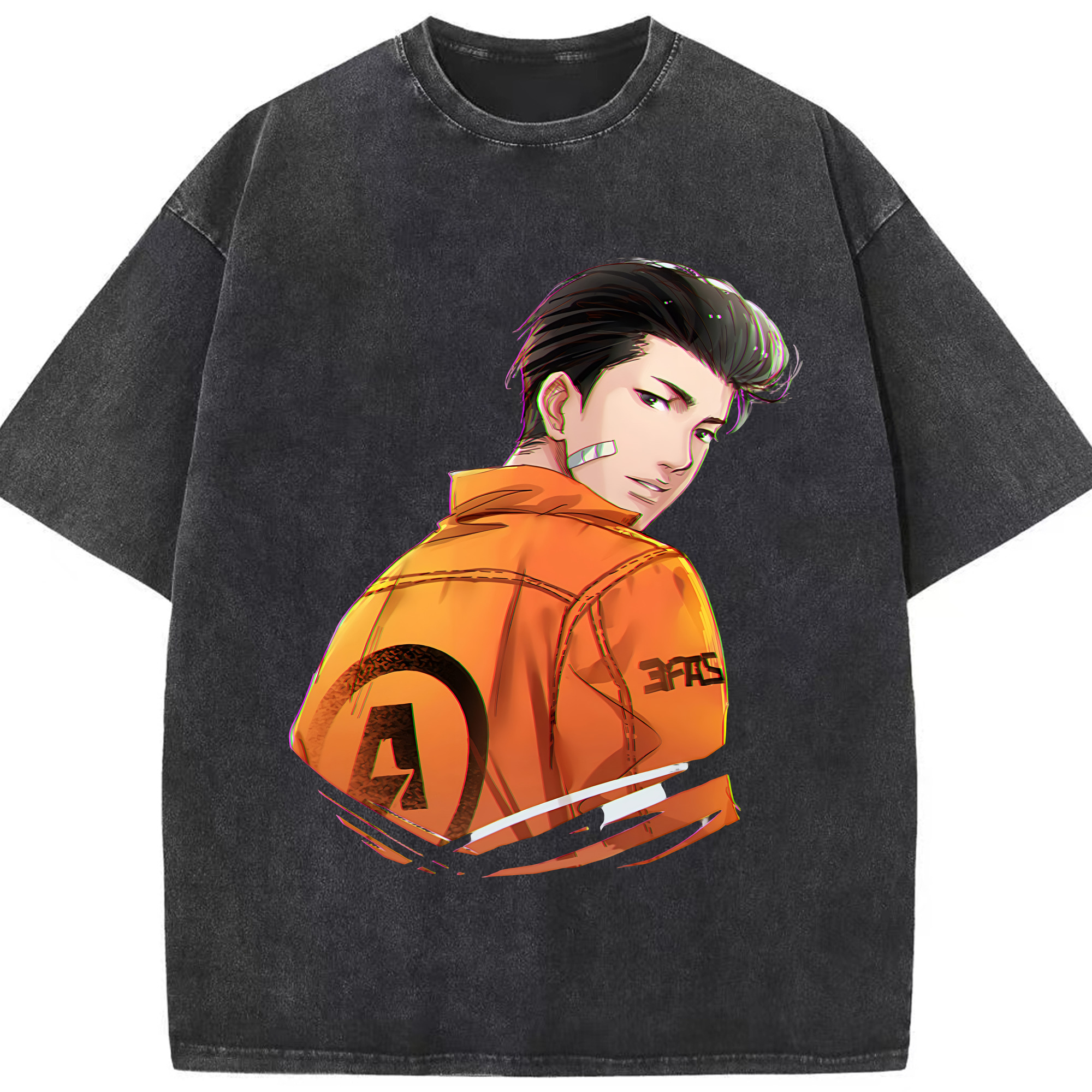 （画像用） SLAM DUNK／スラムダンク 綿100% ヴィンテージ風 半袖Tシャツ（フロントプリント）