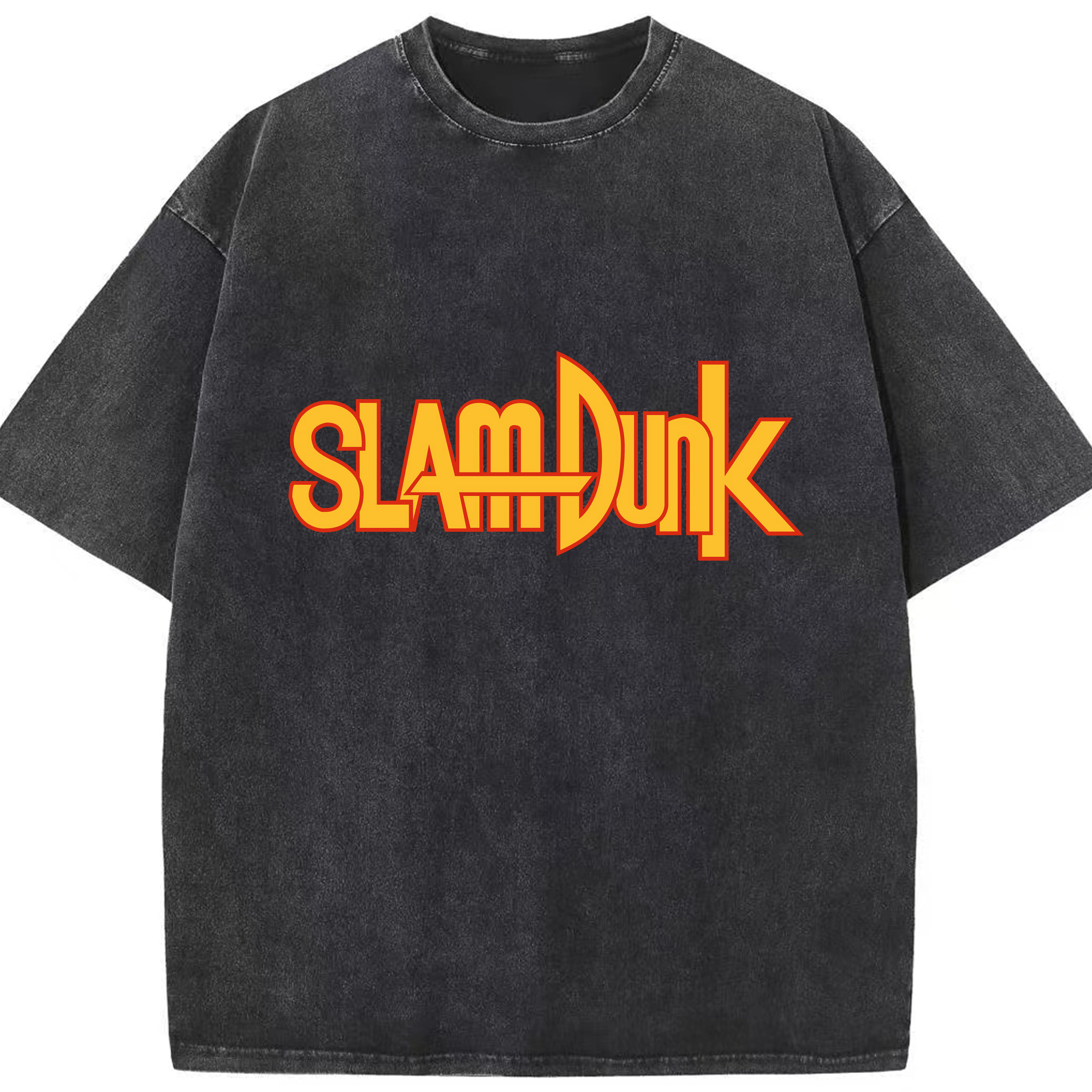 （画像用） SLAM DUNK／スラムダンク 綿100% ヴィンテージ風 半袖Tシャツ（フロントプリント）