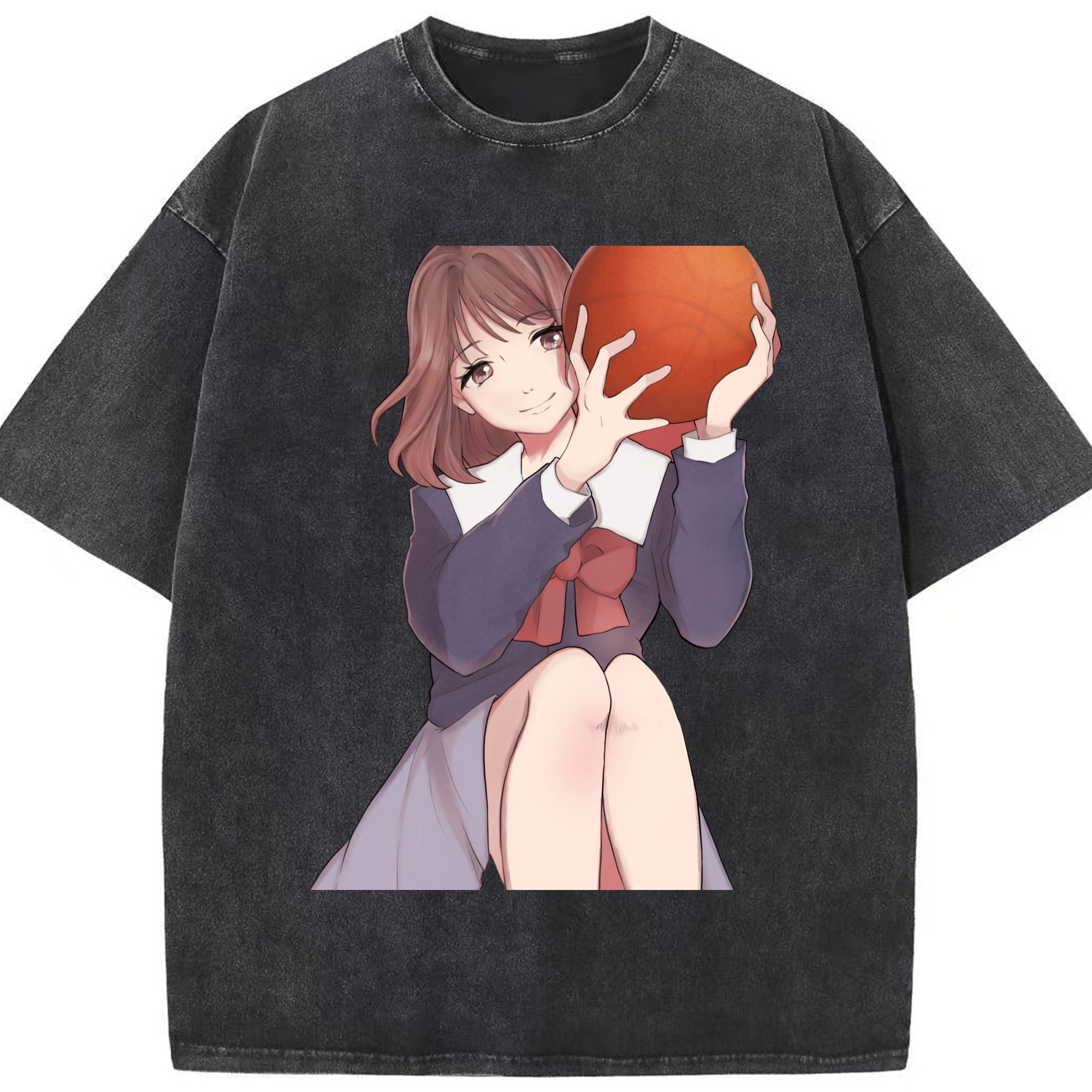 （画像用） SLAM DUNK／スラムダンク 綿100% ヴィンテージ風 半袖Tシャツ（フロントプリント）