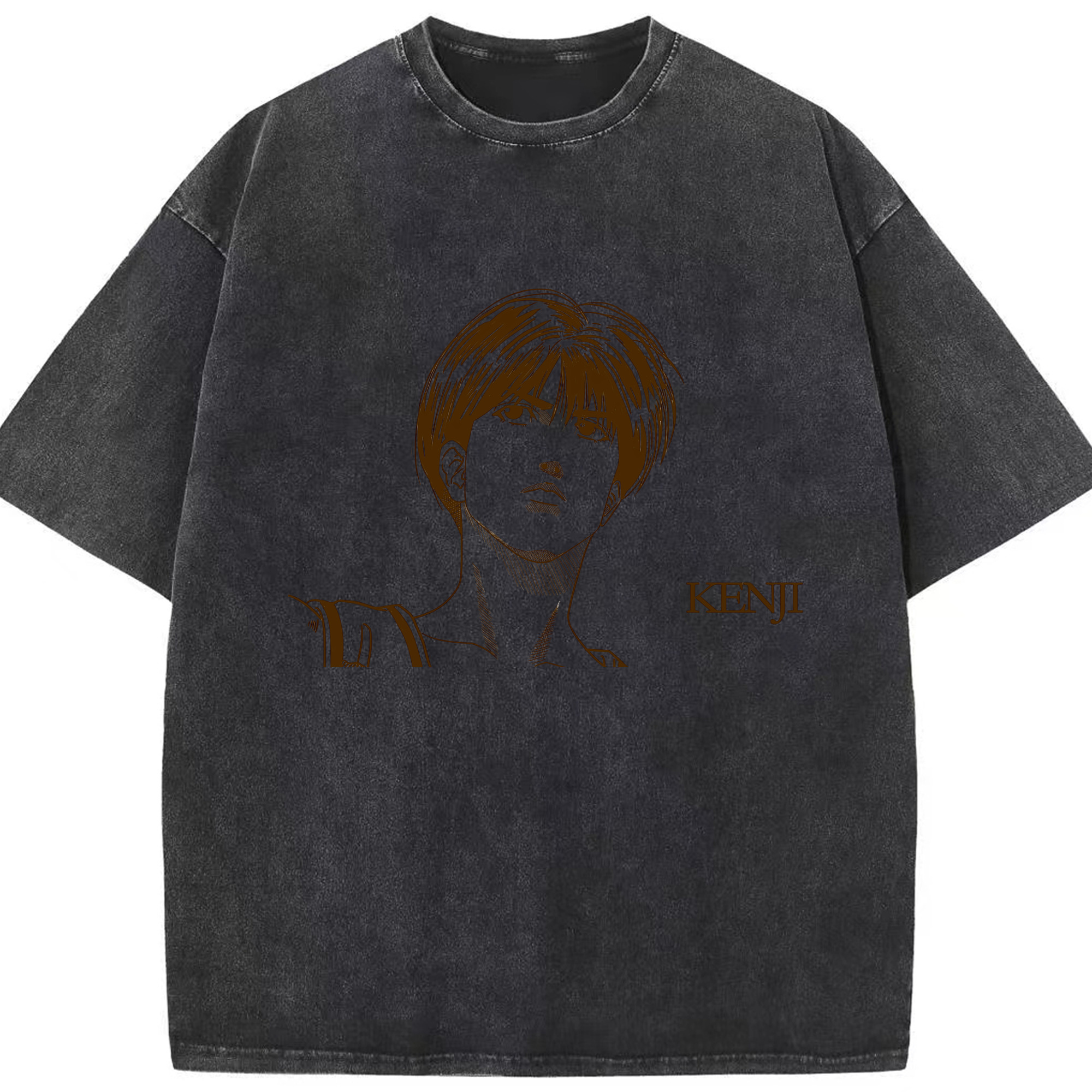 （画像用） SLAM DUNK／スラムダンク 綿100% ヴィンテージ風 半袖Tシャツ（フロントプリント）