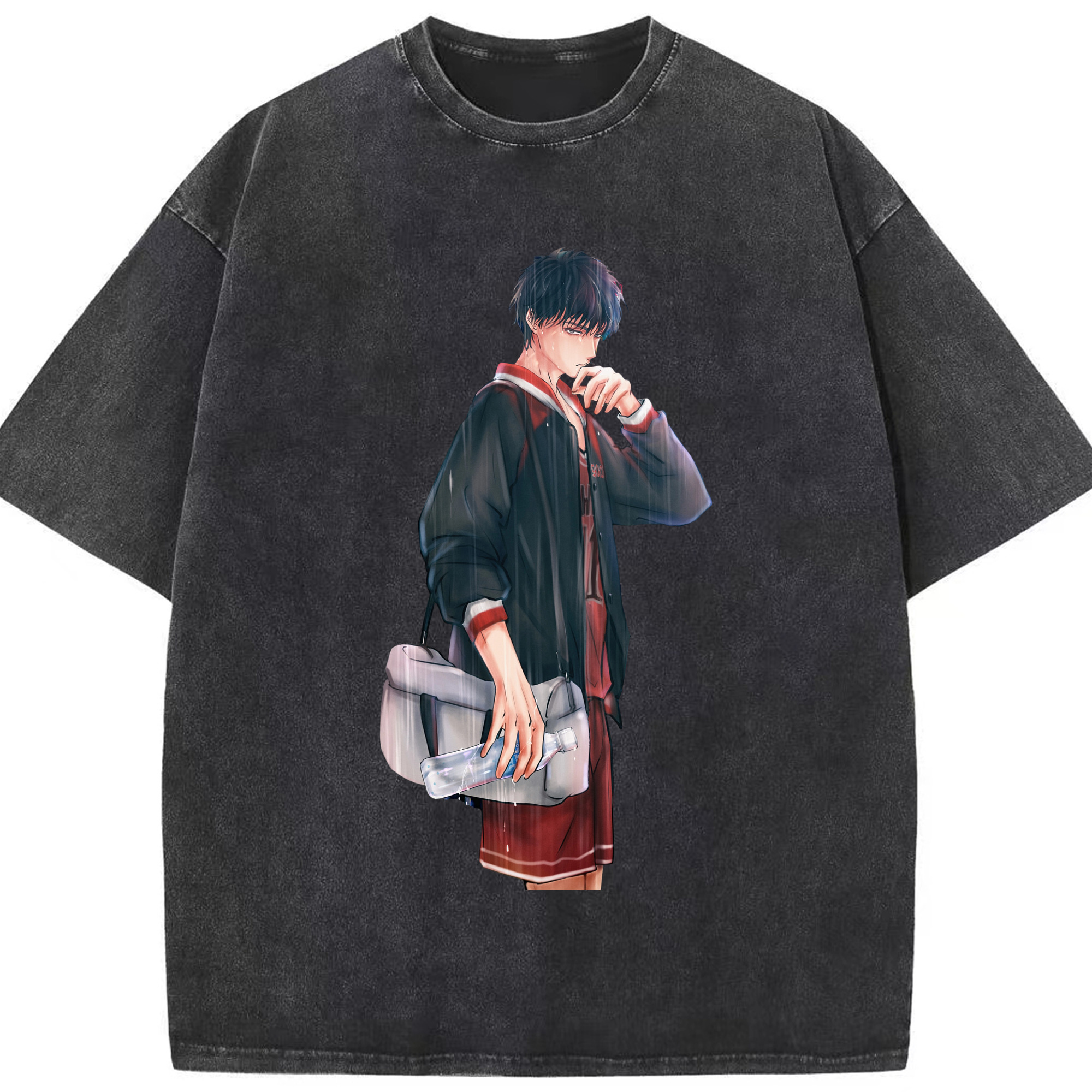 （画像用） SLAM DUNK／スラムダンク 綿100% ヴィンテージ風 半袖Tシャツ（フロントプリント）