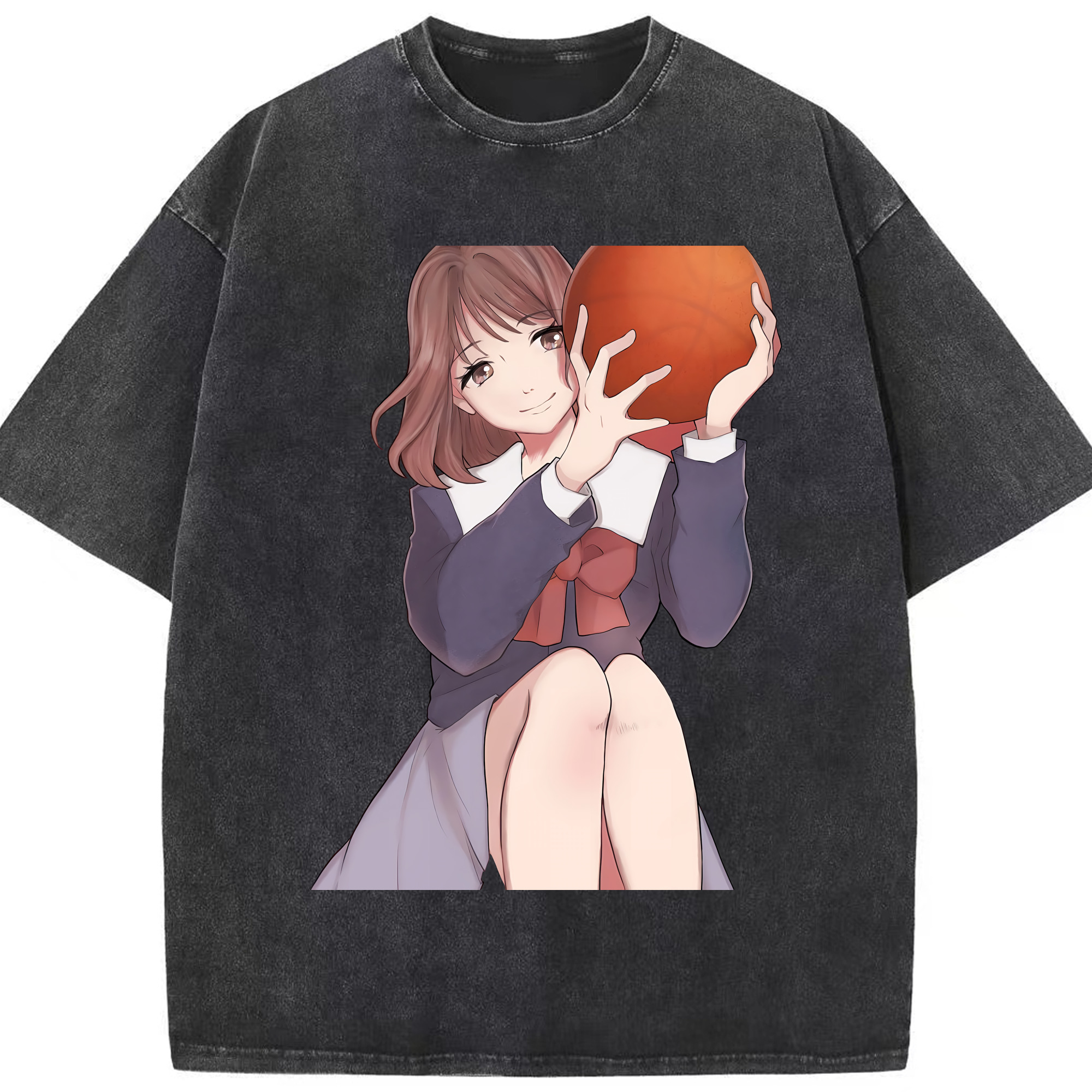 （画像用） SLAM DUNK／スラムダンク 綿100% ヴィンテージ風 半袖Tシャツ（フロントプリント）
