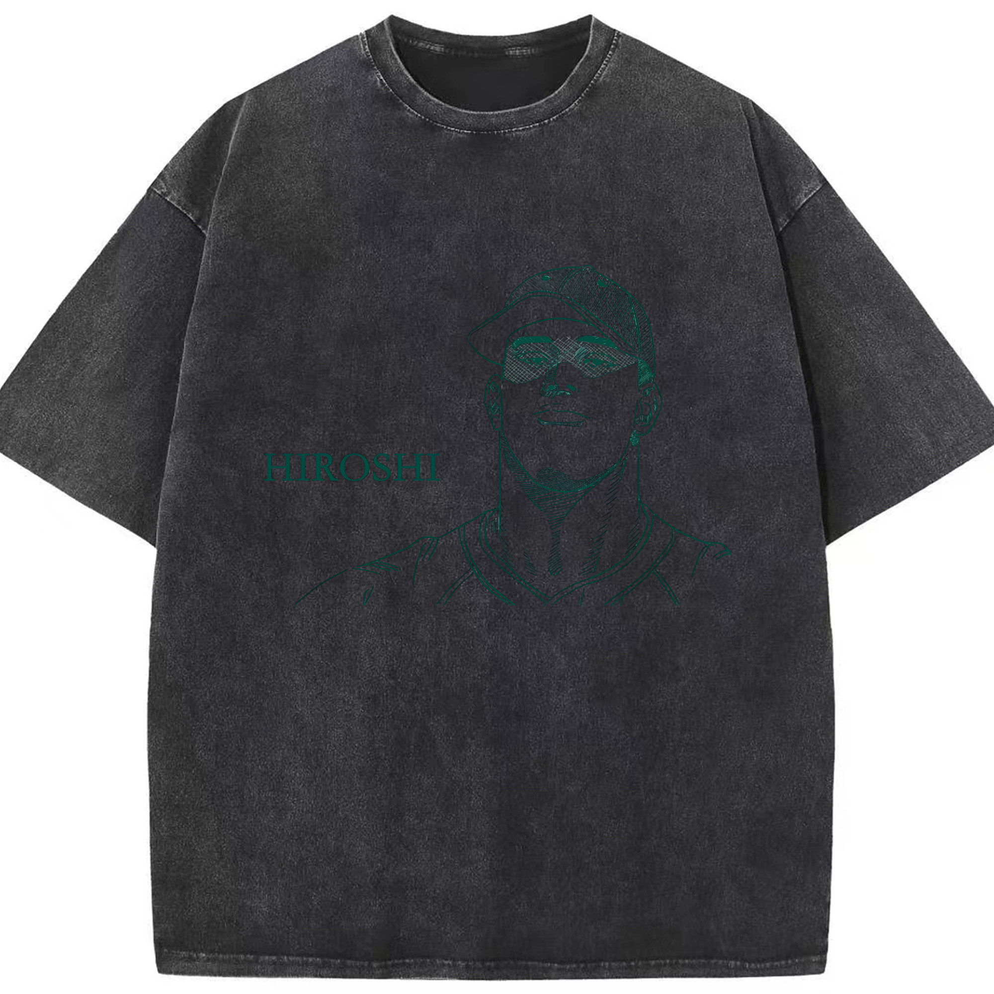 （画像用） SLAM DUNK／スラムダンク 綿100% ヴィンテージ風 半袖Tシャツ（フロントプリント）