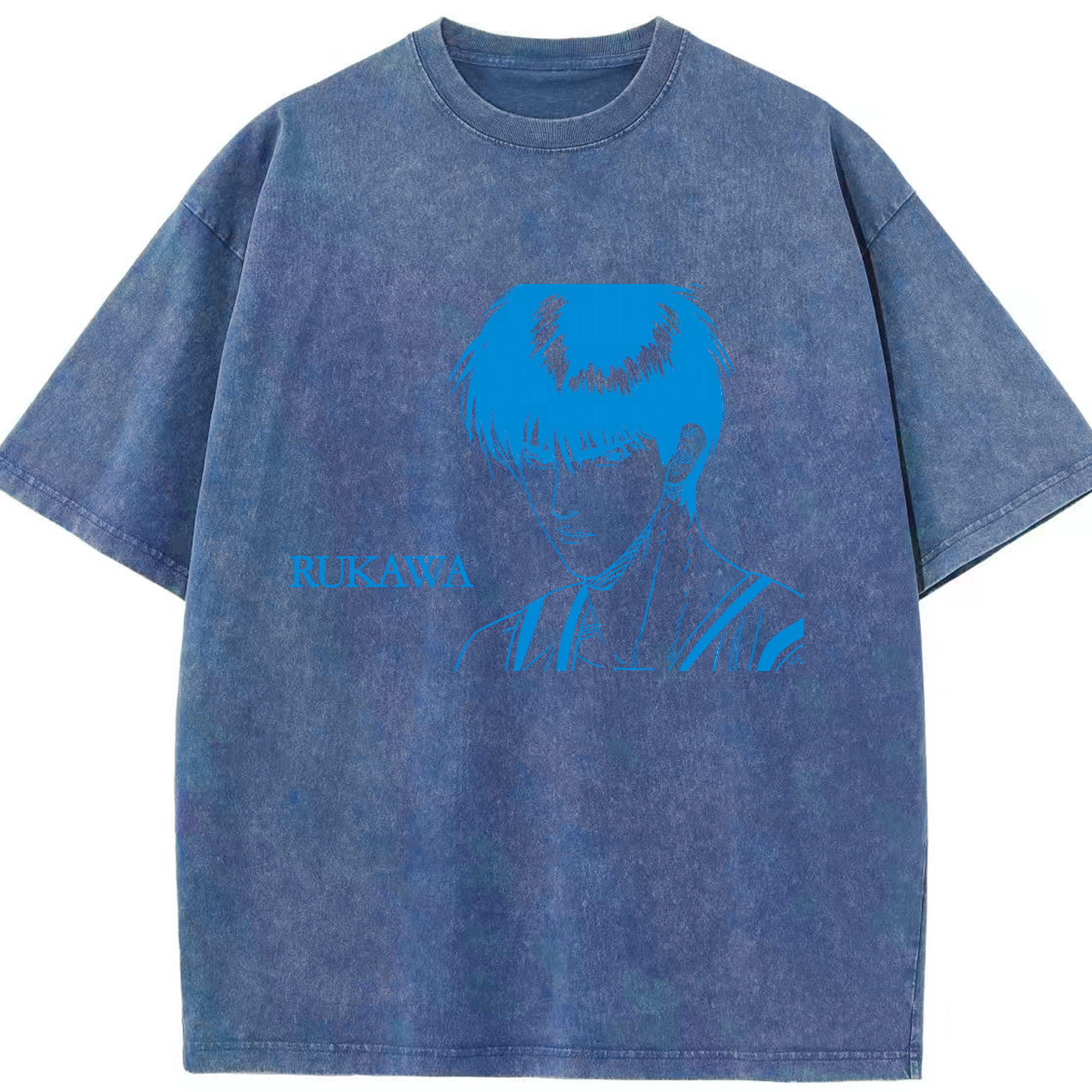 （画像用） SLAM DUNK／スラムダンク 綿100% ヴィンテージ風 半袖Tシャツ（フロントプリント）