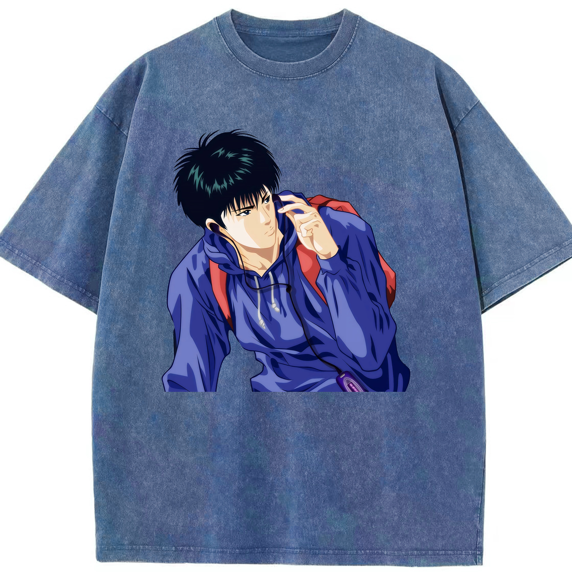 （画像用） SLAM DUNK／スラムダンク 綿100% ヴィンテージ風 半袖Tシャツ（フロントプリント）