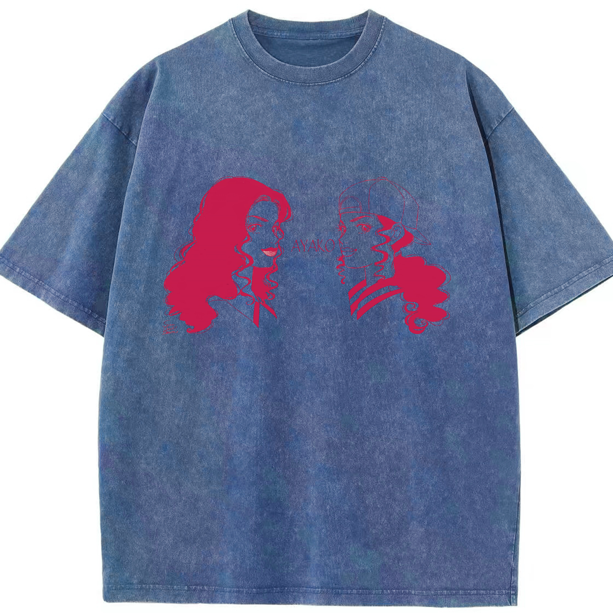 （画像用） SLAM DUNK／スラムダンク 綿100% ヴィンテージ風 半袖Tシャツ（フロントプリント）