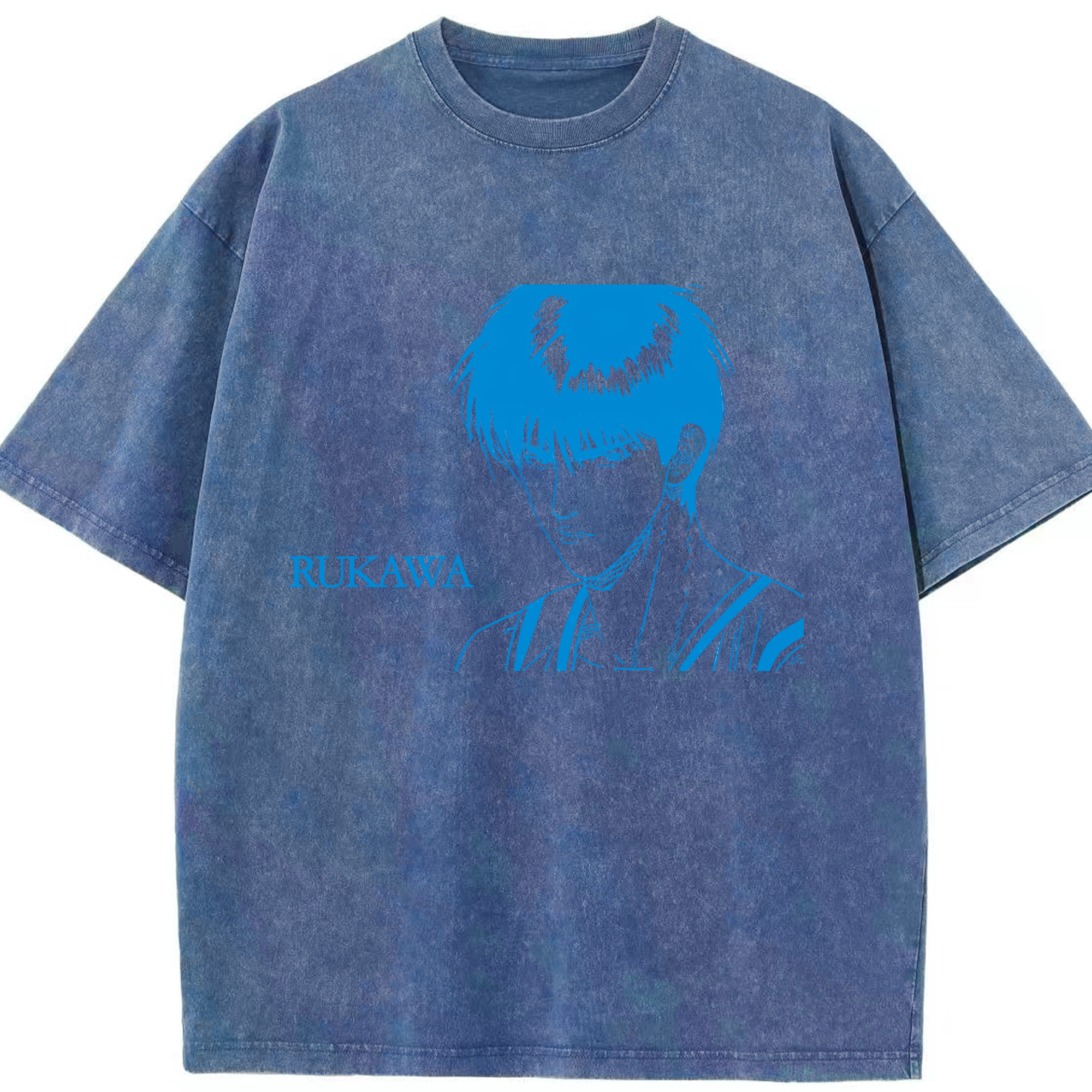 （画像用） SLAM DUNK／スラムダンク 綿100% ヴィンテージ風 半袖Tシャツ（フロントプリント）