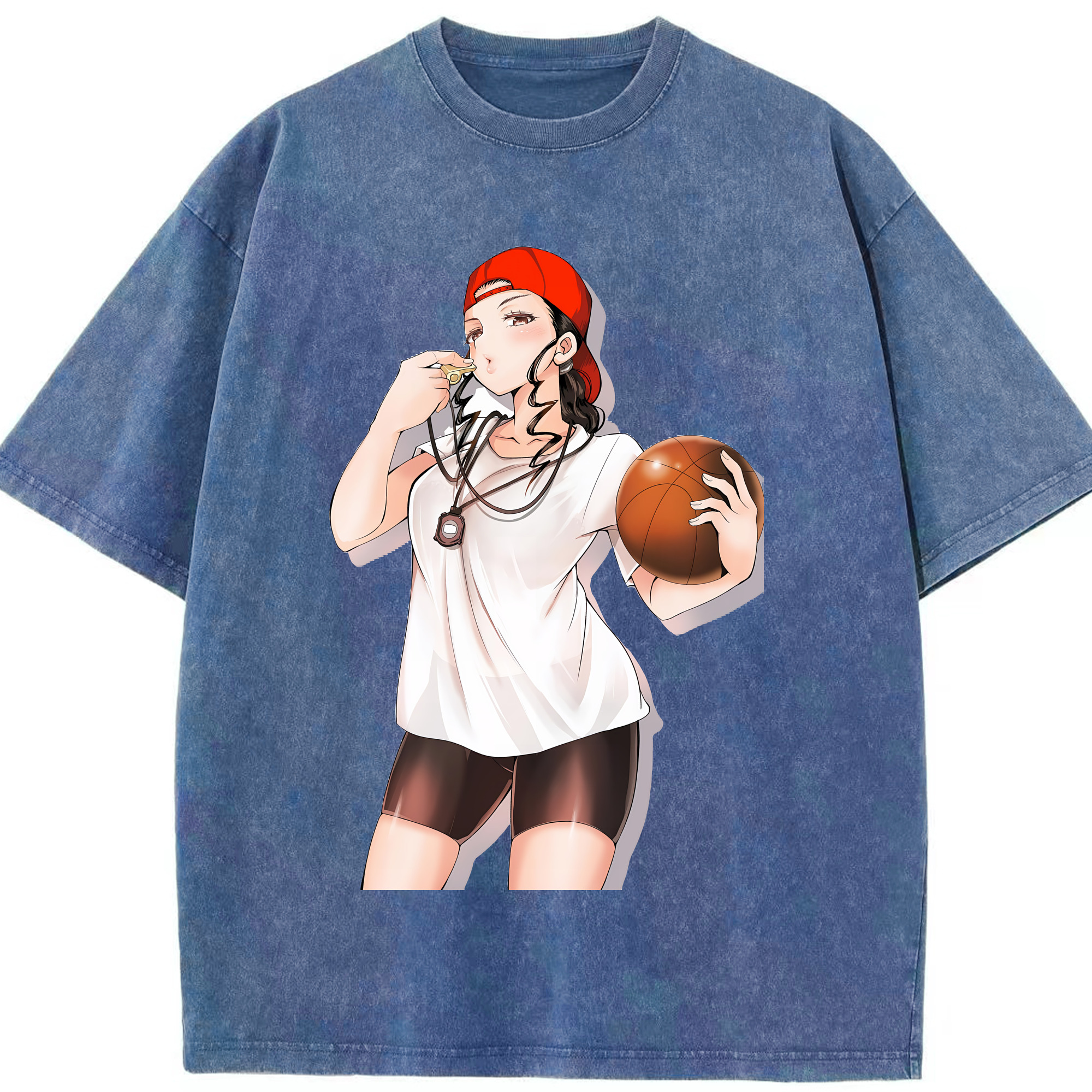 （画像用） SLAM DUNK／スラムダンク 綿100% ヴィンテージ風 半袖Tシャツ（フロントプリント）
