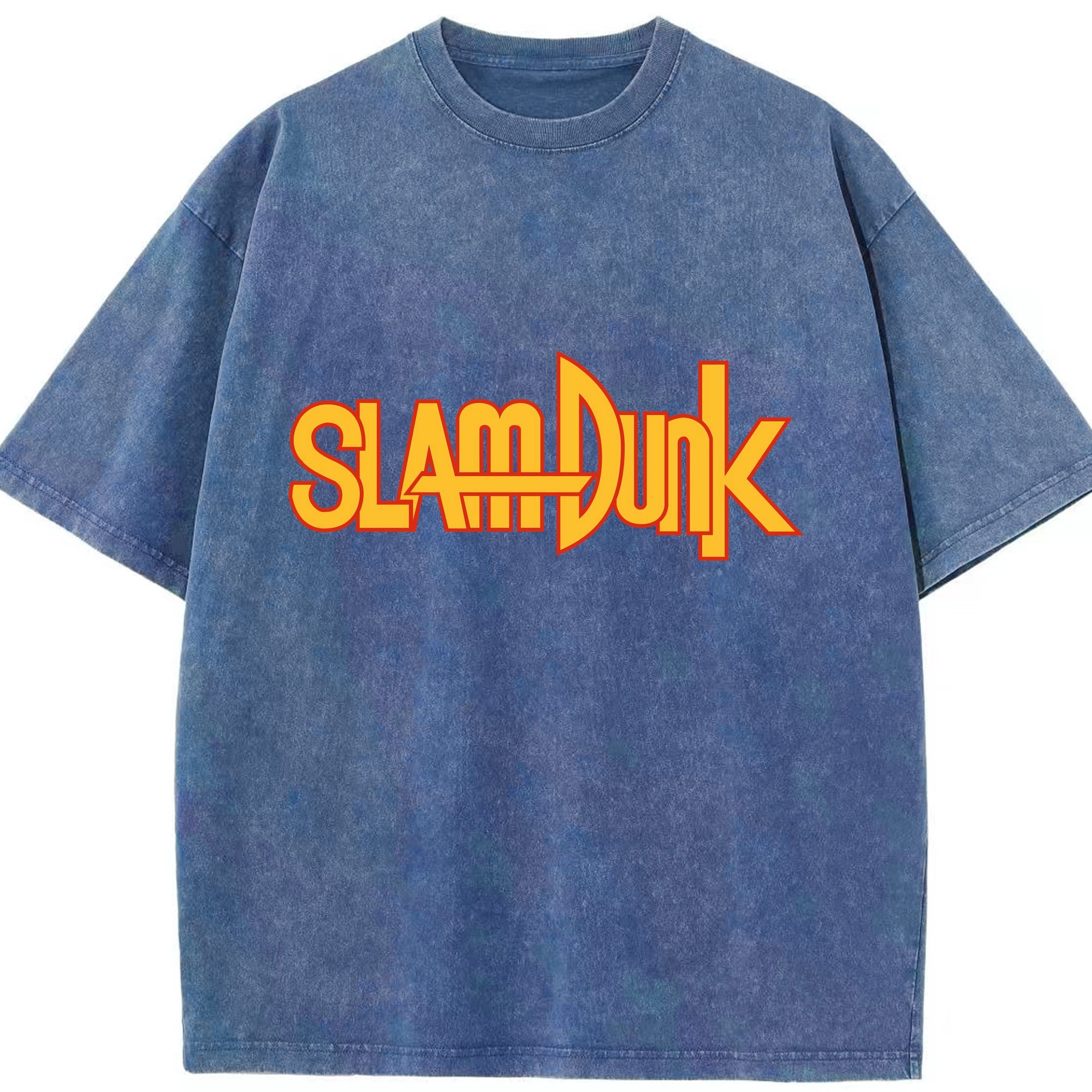 （画像用） SLAM DUNK／スラムダンク 綿100% ヴィンテージ風 半袖Tシャツ（フロントプリント）