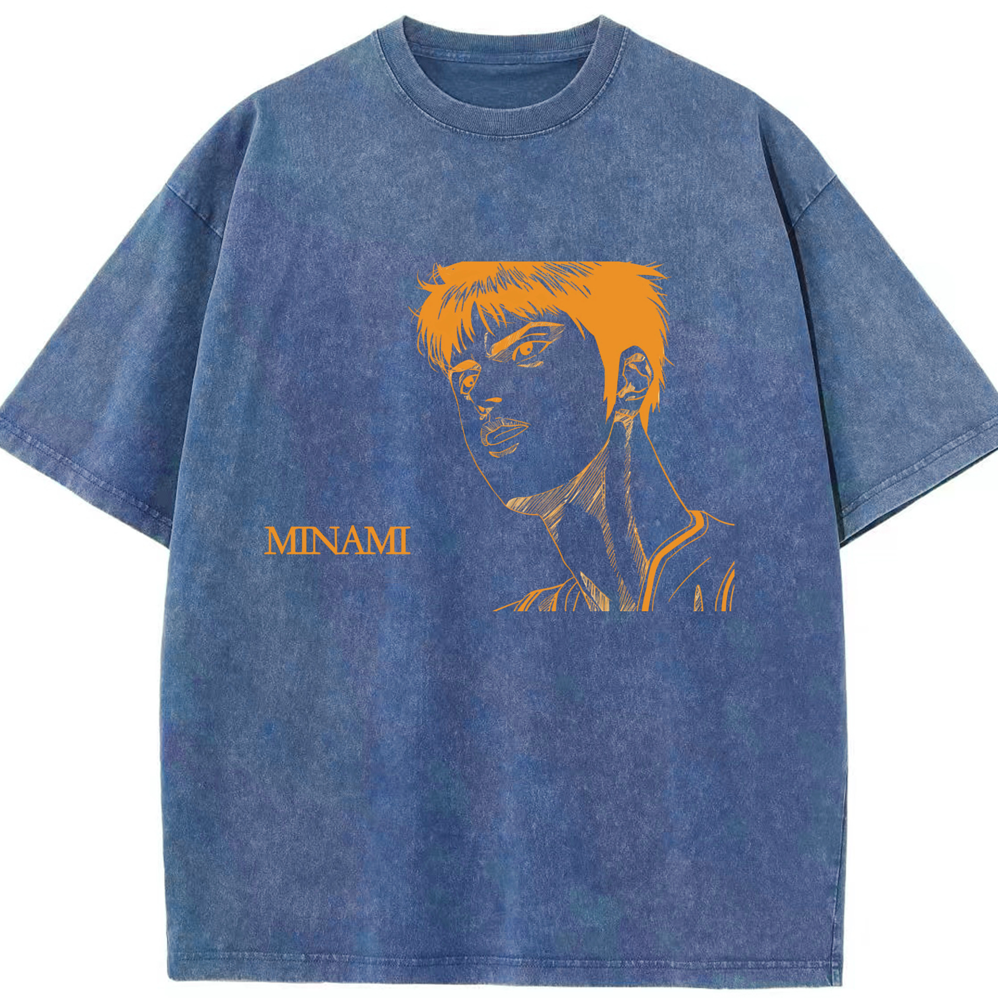 （画像用） SLAM DUNK／スラムダンク 綿100% ヴィンテージ風 半袖Tシャツ（フロントプリント）