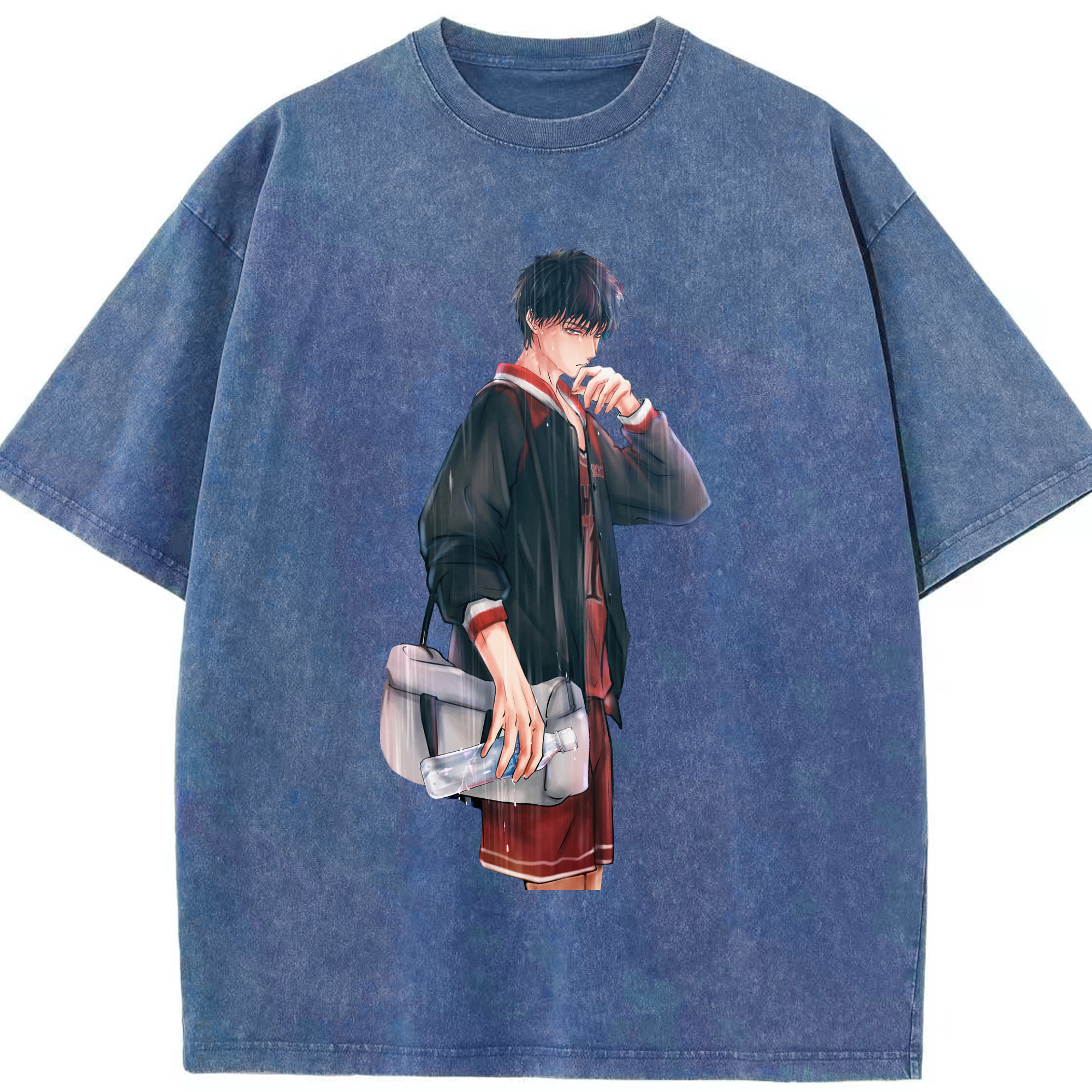 （画像用） SLAM DUNK／スラムダンク 綿100% ヴィンテージ風 半袖Tシャツ（フロントプリント）