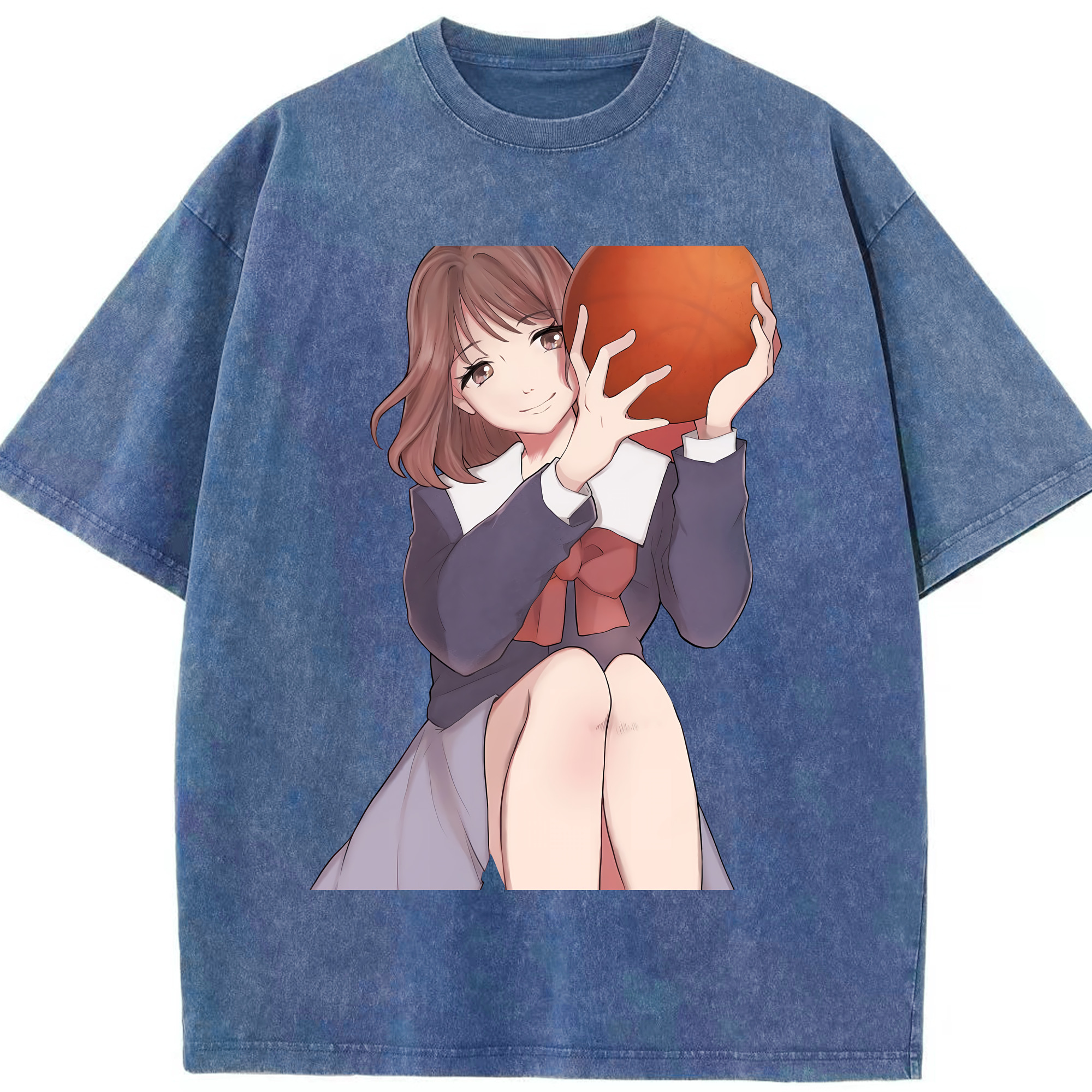 （画像用） SLAM DUNK／スラムダンク 綿100% ヴィンテージ風 半袖Tシャツ（フロントプリント）