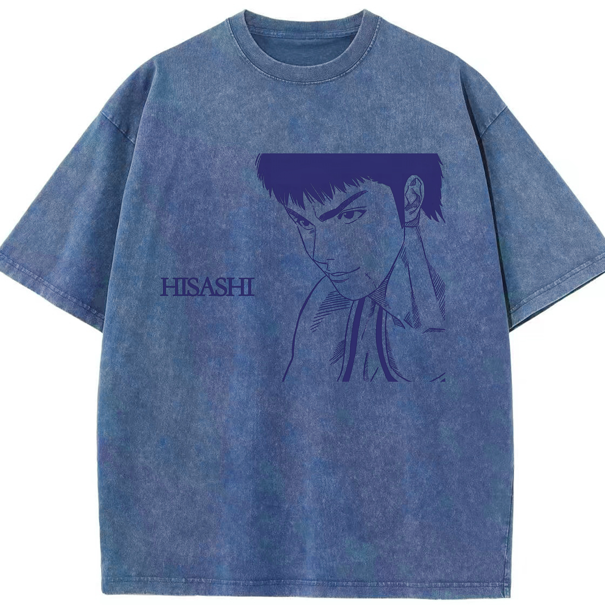 （画像用） SLAM DUNK／スラムダンク 綿100% ヴィンテージ風 半袖Tシャツ（フロントプリント）