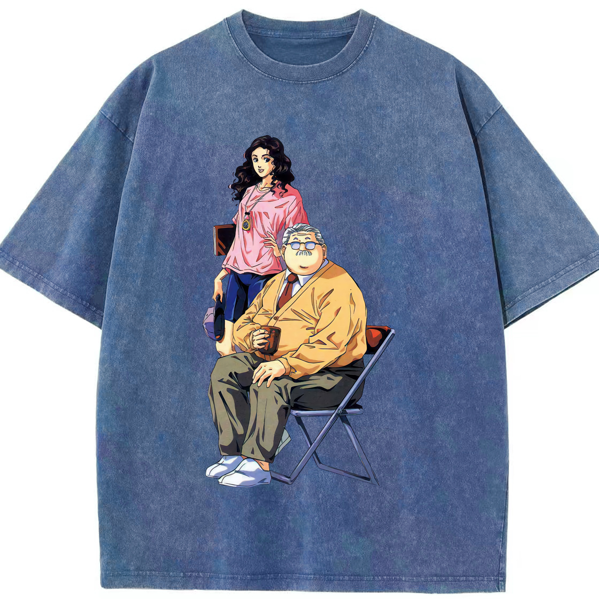 （画像用） SLAM DUNK／スラムダンク 綿100% ヴィンテージ風 半袖Tシャツ（フロントプリント）
