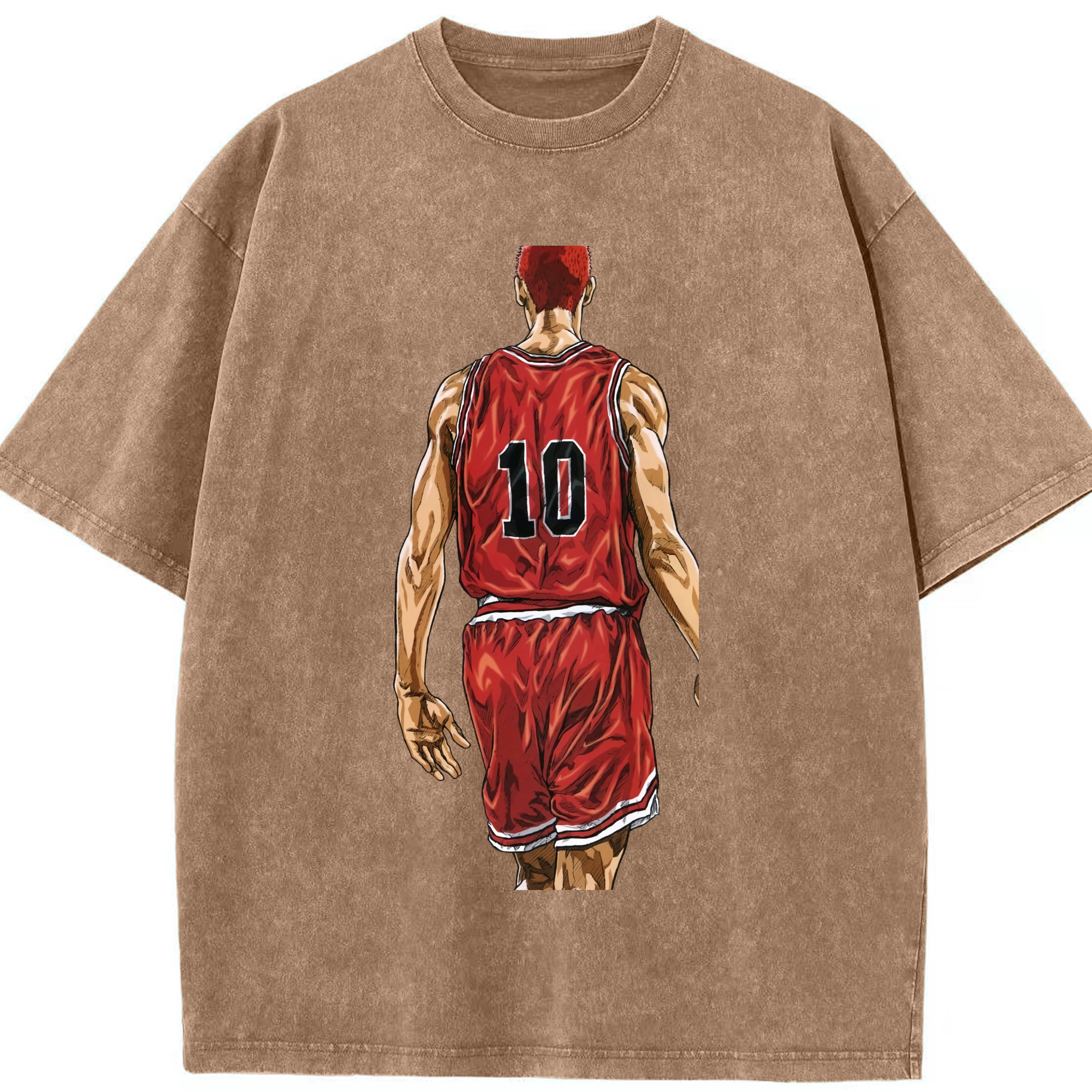 （画像用） SLAM DUNK／スラムダンク 綿100% ヴィンテージ風 半袖Tシャツ（フロントプリント）