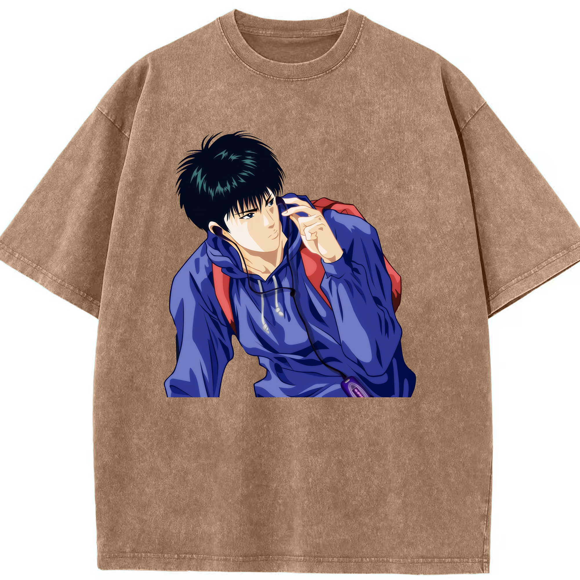 （画像用） SLAM DUNK／スラムダンク 綿100% ヴィンテージ風 半袖Tシャツ（フロントプリント）