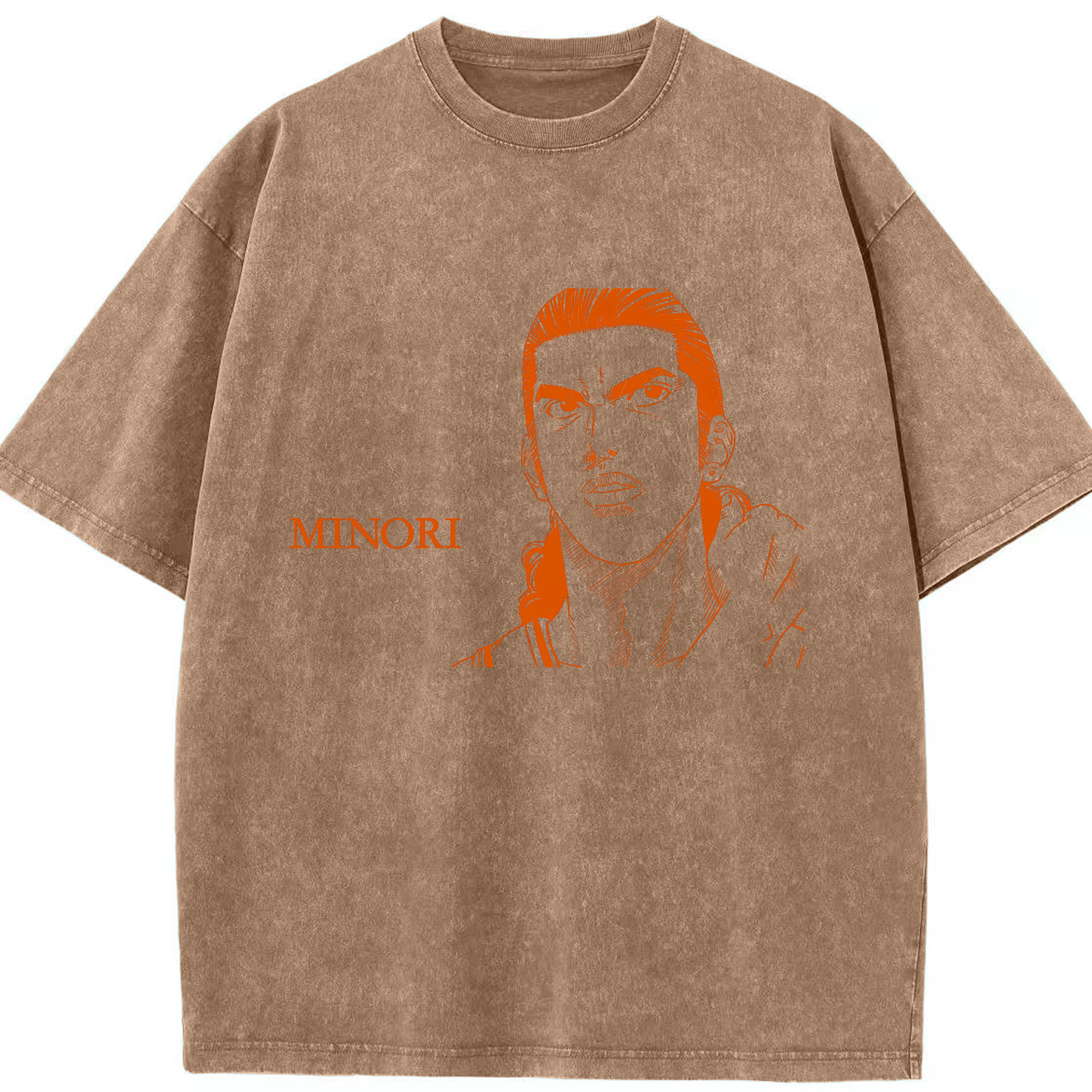 （画像用） SLAM DUNK／スラムダンク 綿100% ヴィンテージ風 半袖Tシャツ（フロントプリント）