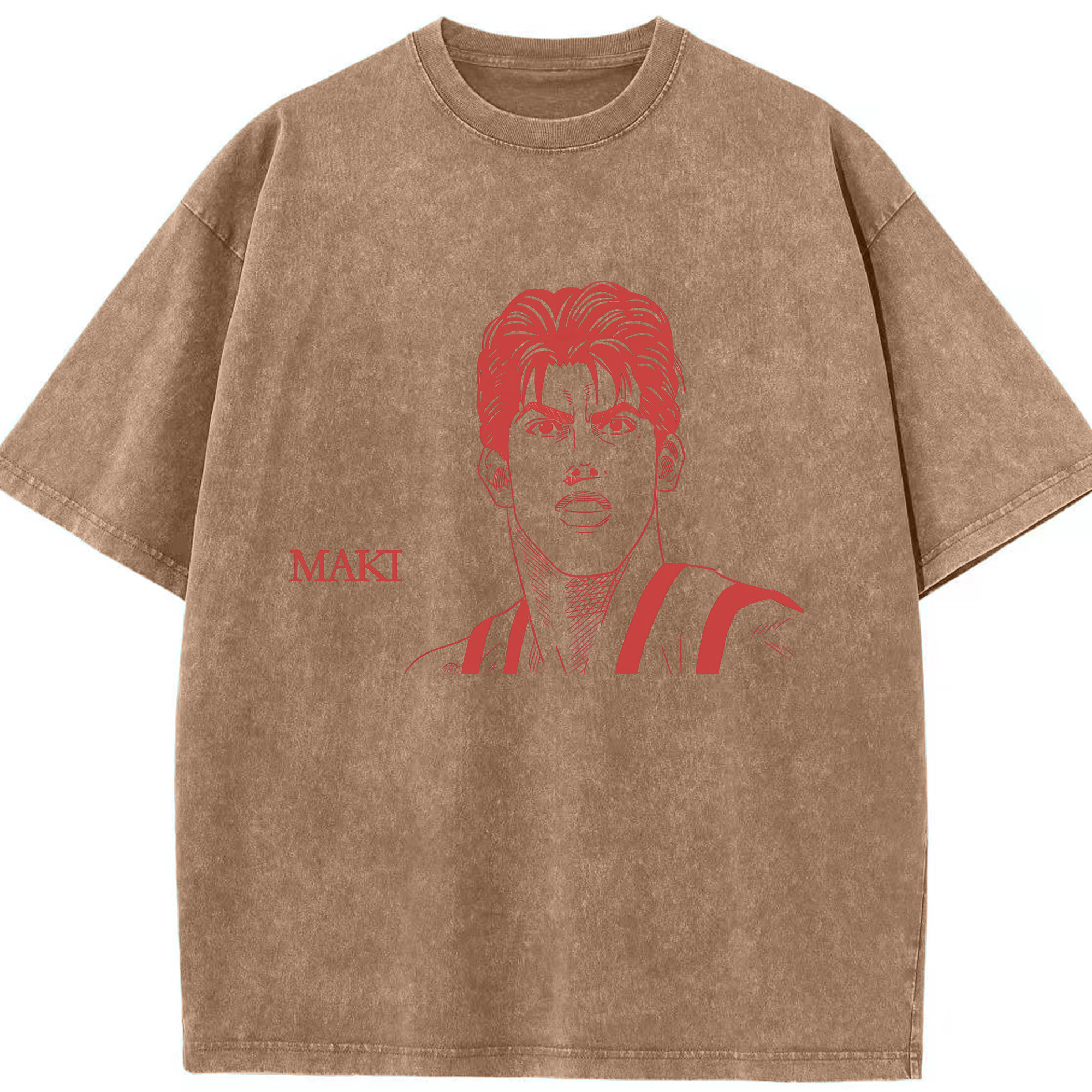 （画像用） SLAM DUNK／スラムダンク 綿100% ヴィンテージ風 半袖Tシャツ（フロントプリント）