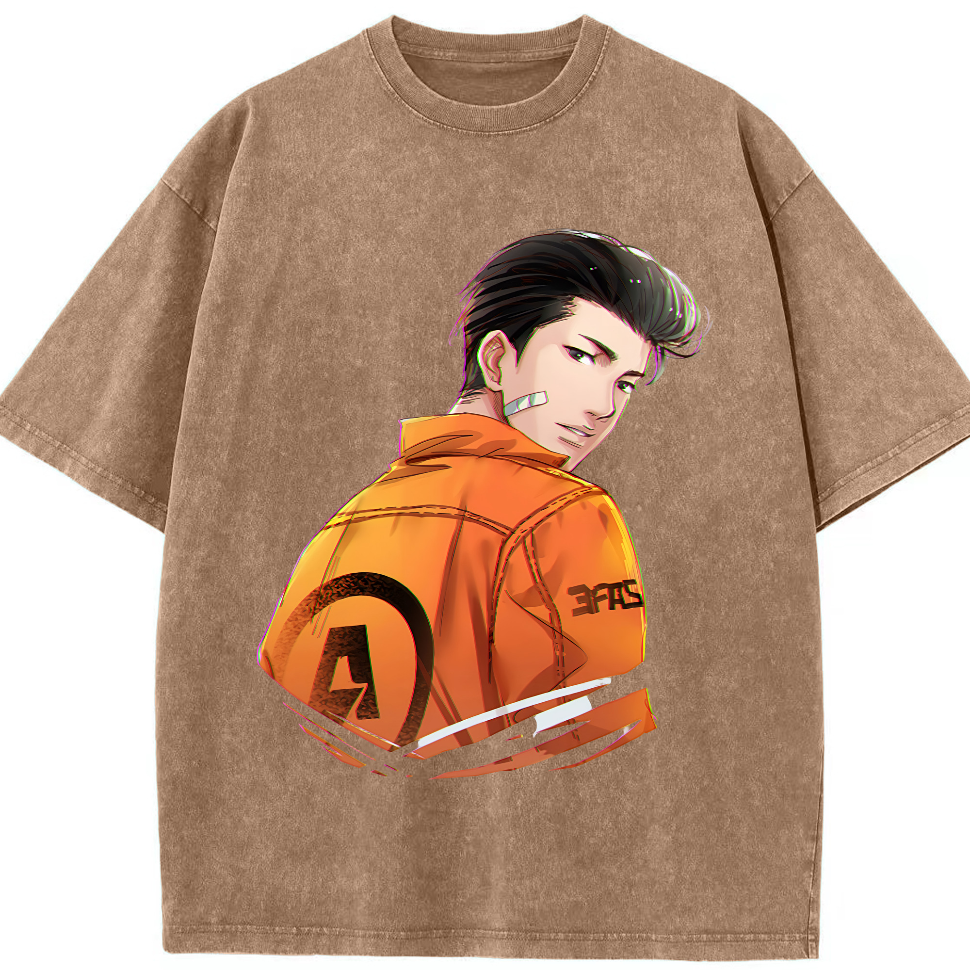 （画像用） SLAM DUNK／スラムダンク 綿100% ヴィンテージ風 半袖Tシャツ（フロントプリント）