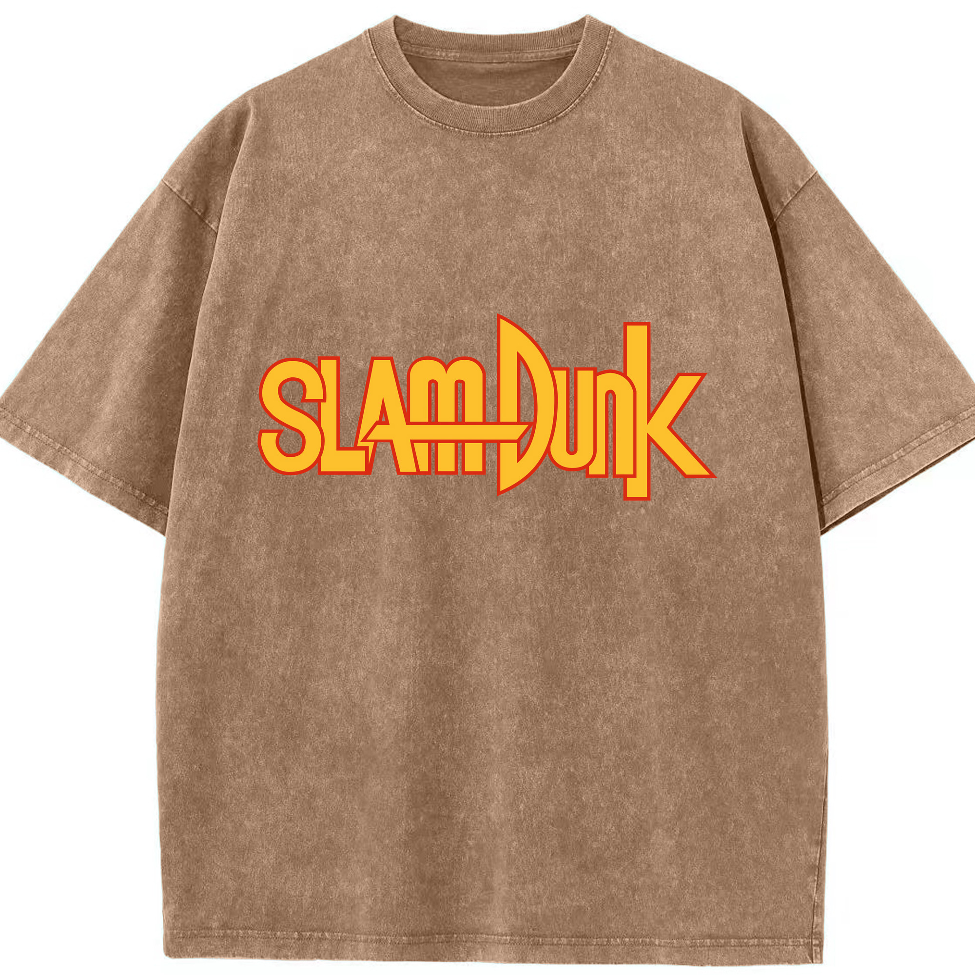 （画像用） SLAM DUNK／スラムダンク 綿100% ヴィンテージ風 半袖Tシャツ（フロントプリント）
