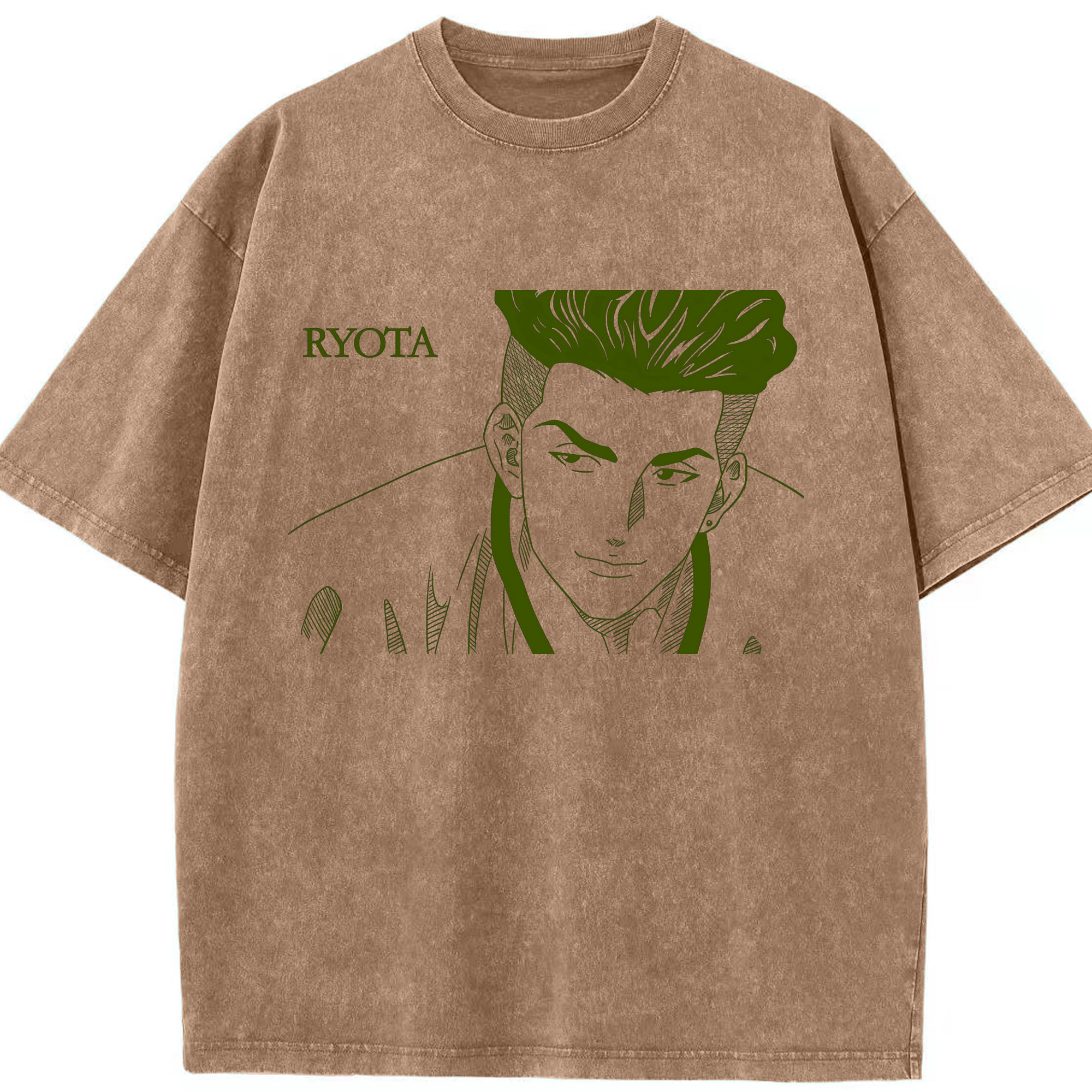 （画像用） SLAM DUNK／スラムダンク 綿100% ヴィンテージ風 半袖Tシャツ（フロントプリント）
