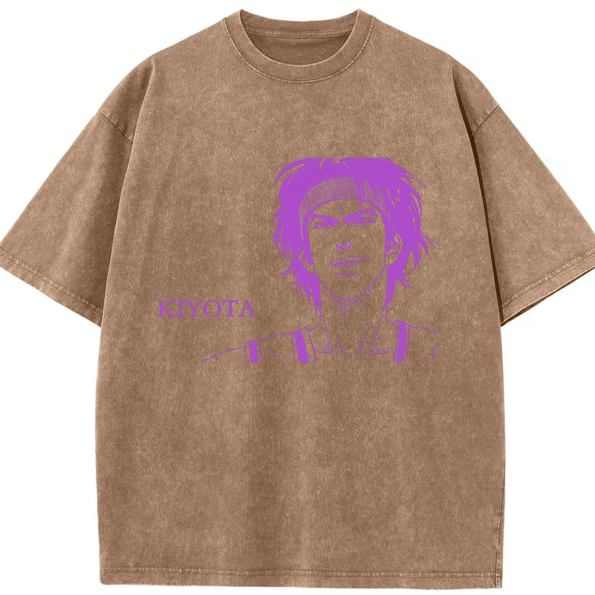 （画像用） SLAM DUNK／スラムダンク 綿100% ヴィンテージ風 半袖Tシャツ（フロントプリント）