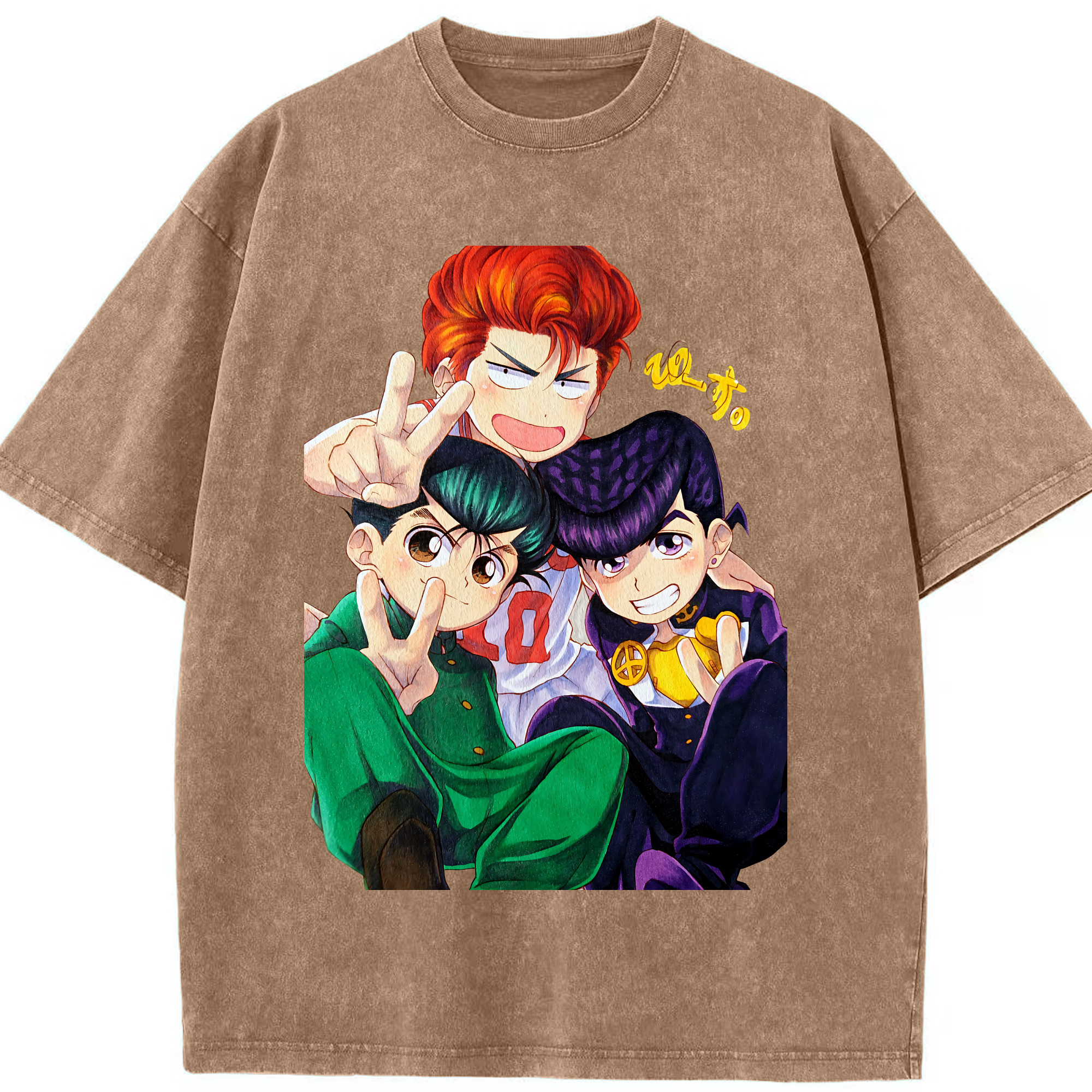 （画像用） SLAM DUNK／スラムダンク 綿100% ヴィンテージ風 半袖Tシャツ（フロントプリント）
