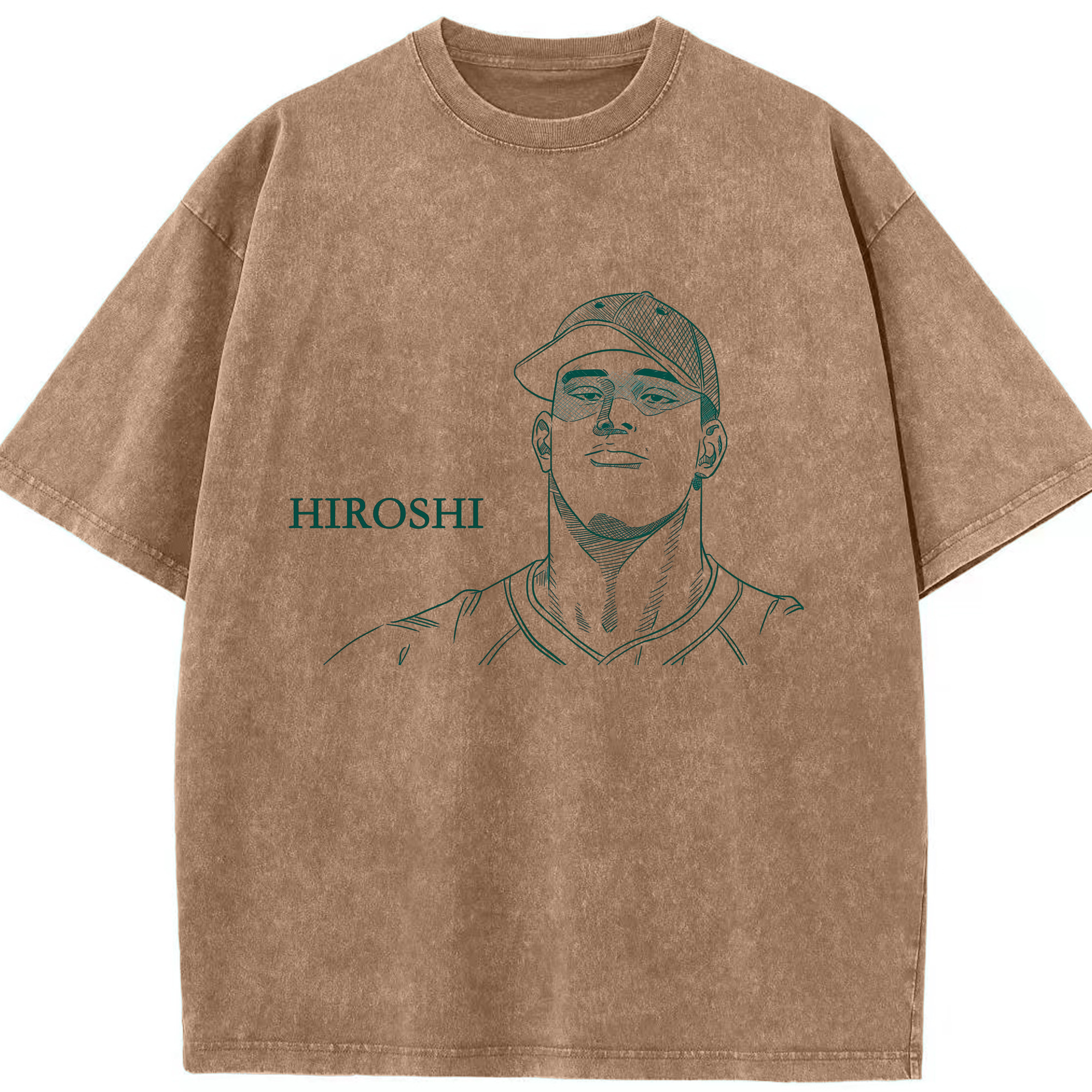 （画像用） SLAM DUNK／スラムダンク 綿100% ヴィンテージ風 半袖Tシャツ（フロントプリント）