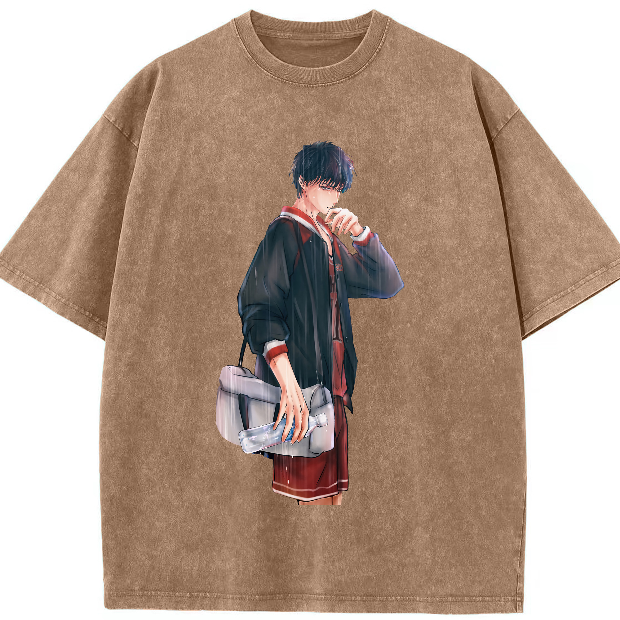 （画像用） SLAM DUNK／スラムダンク 綿100% ヴィンテージ風 半袖Tシャツ（フロントプリント）