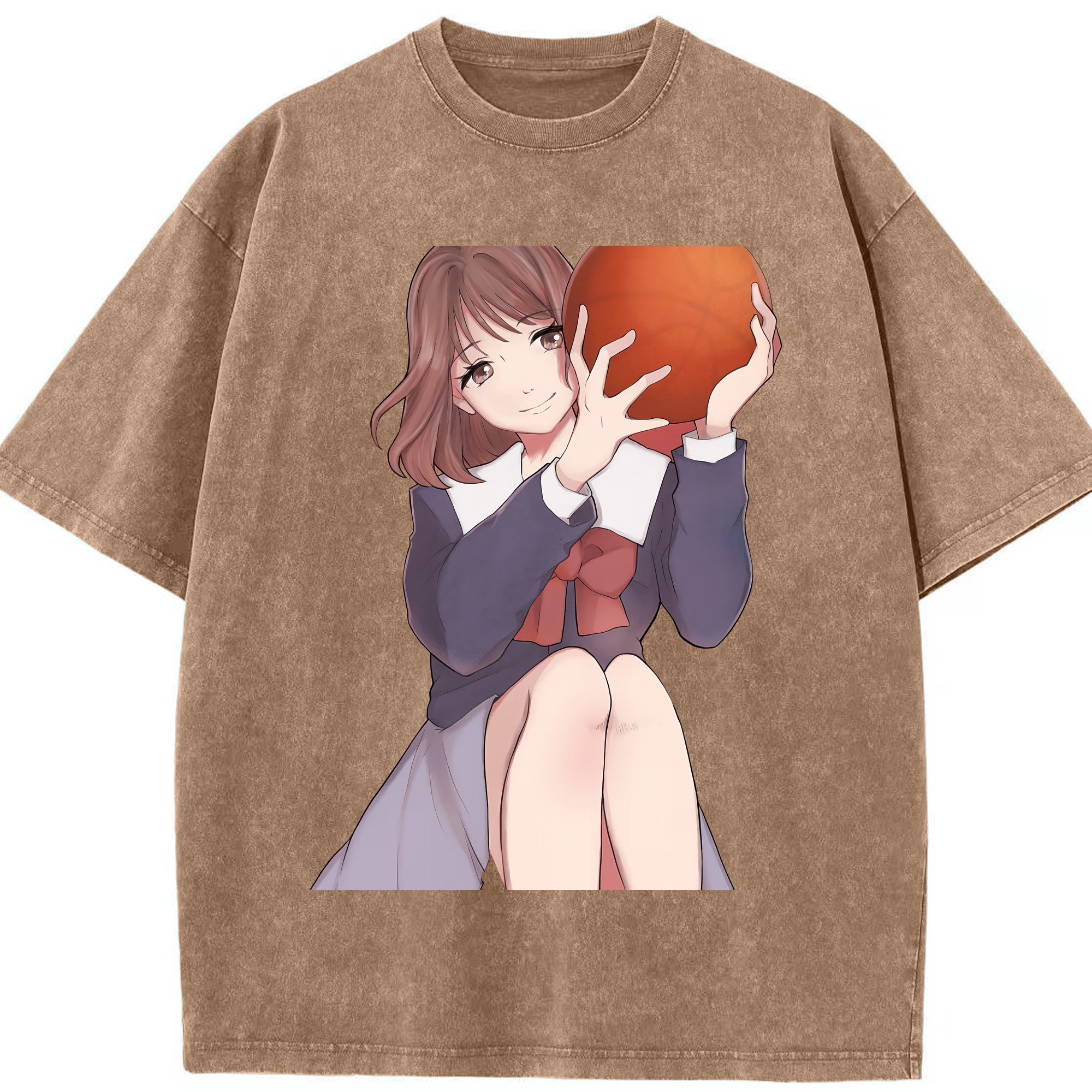 （画像用） SLAM DUNK／スラムダンク 綿100% ヴィンテージ風 半袖Tシャツ（フロントプリント）