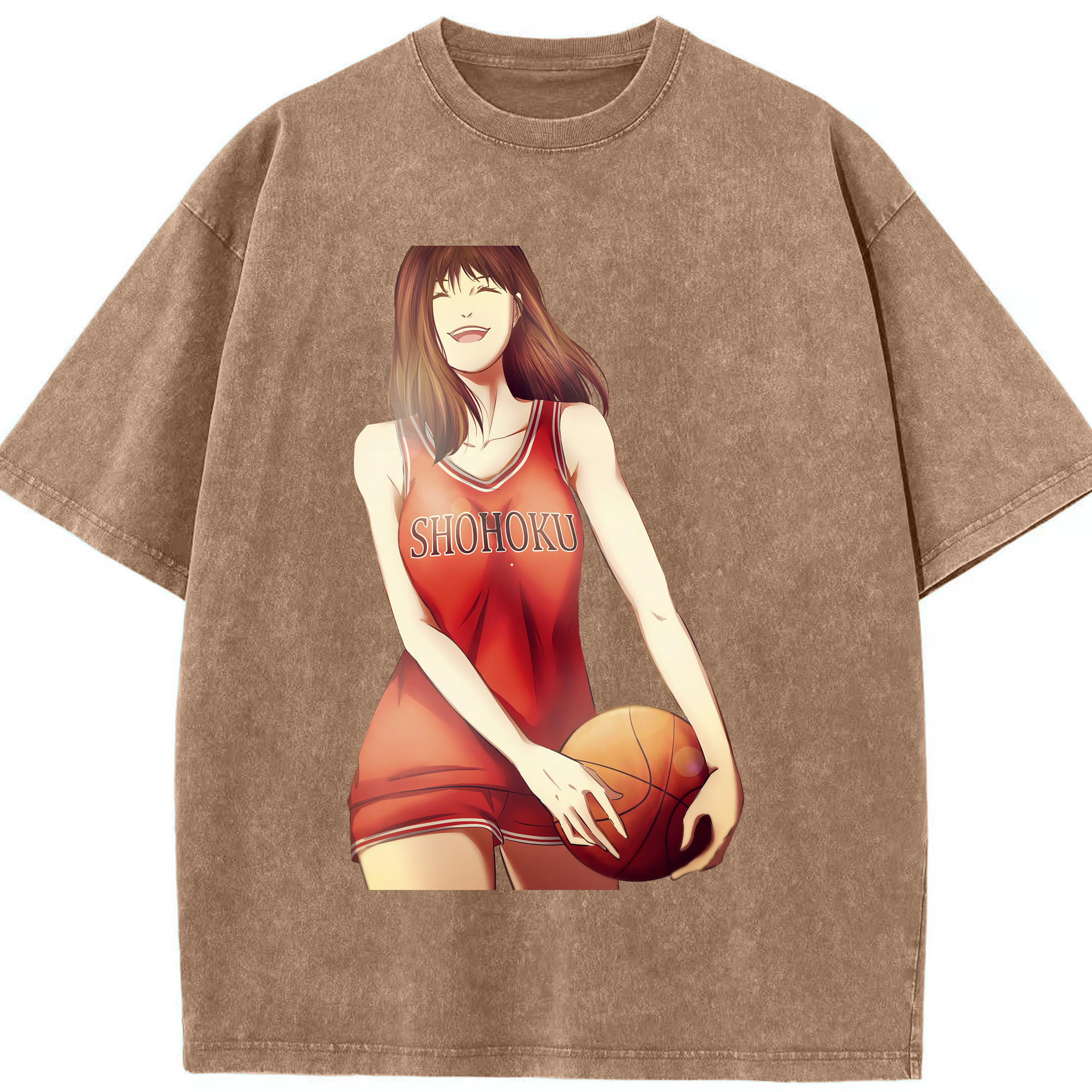 （画像用） SLAM DUNK／スラムダンク 綿100% ヴィンテージ風 半袖Tシャツ（フロントプリント）