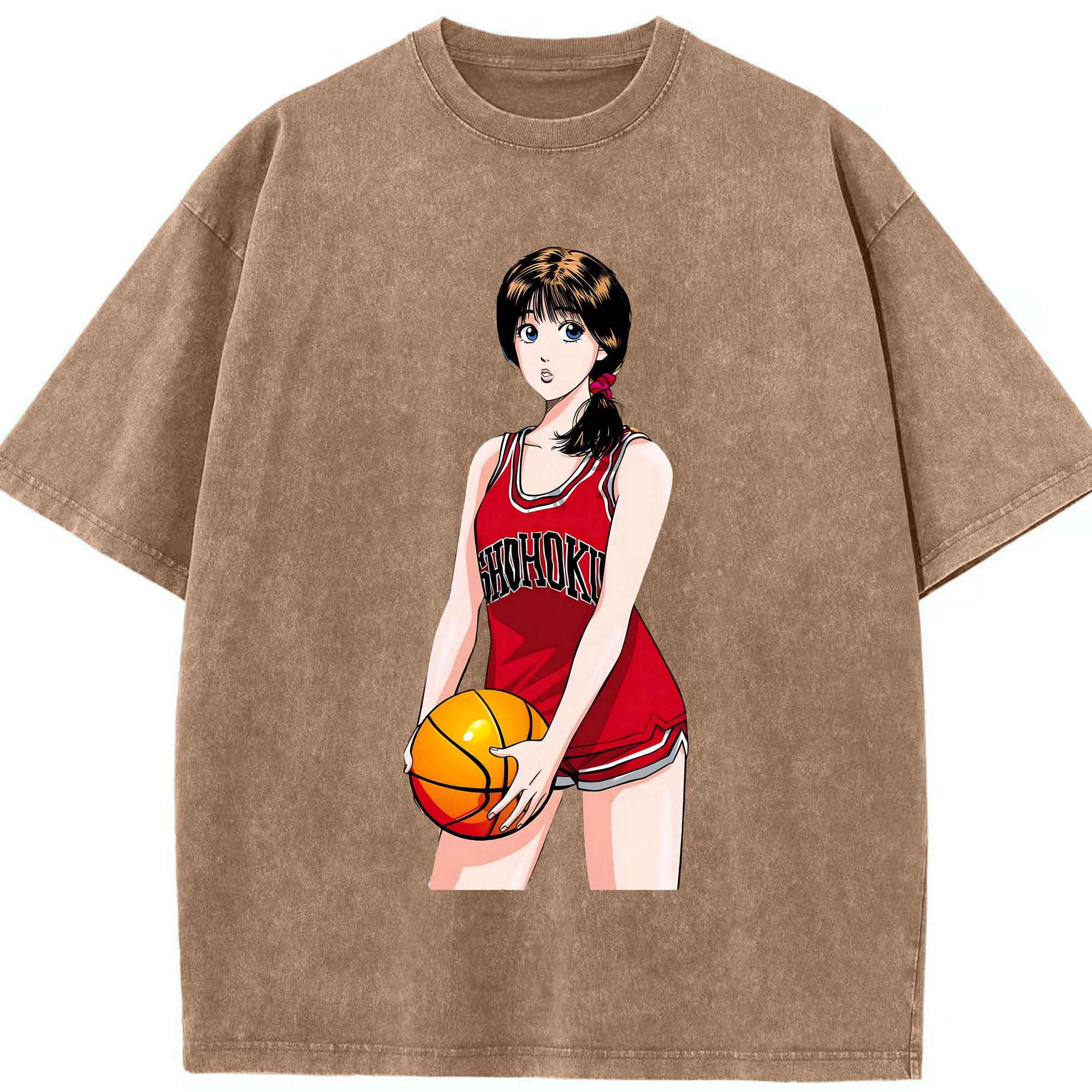 （画像用） SLAM DUNK／スラムダンク 綿100% ヴィンテージ風 半袖Tシャツ（フロントプリント）