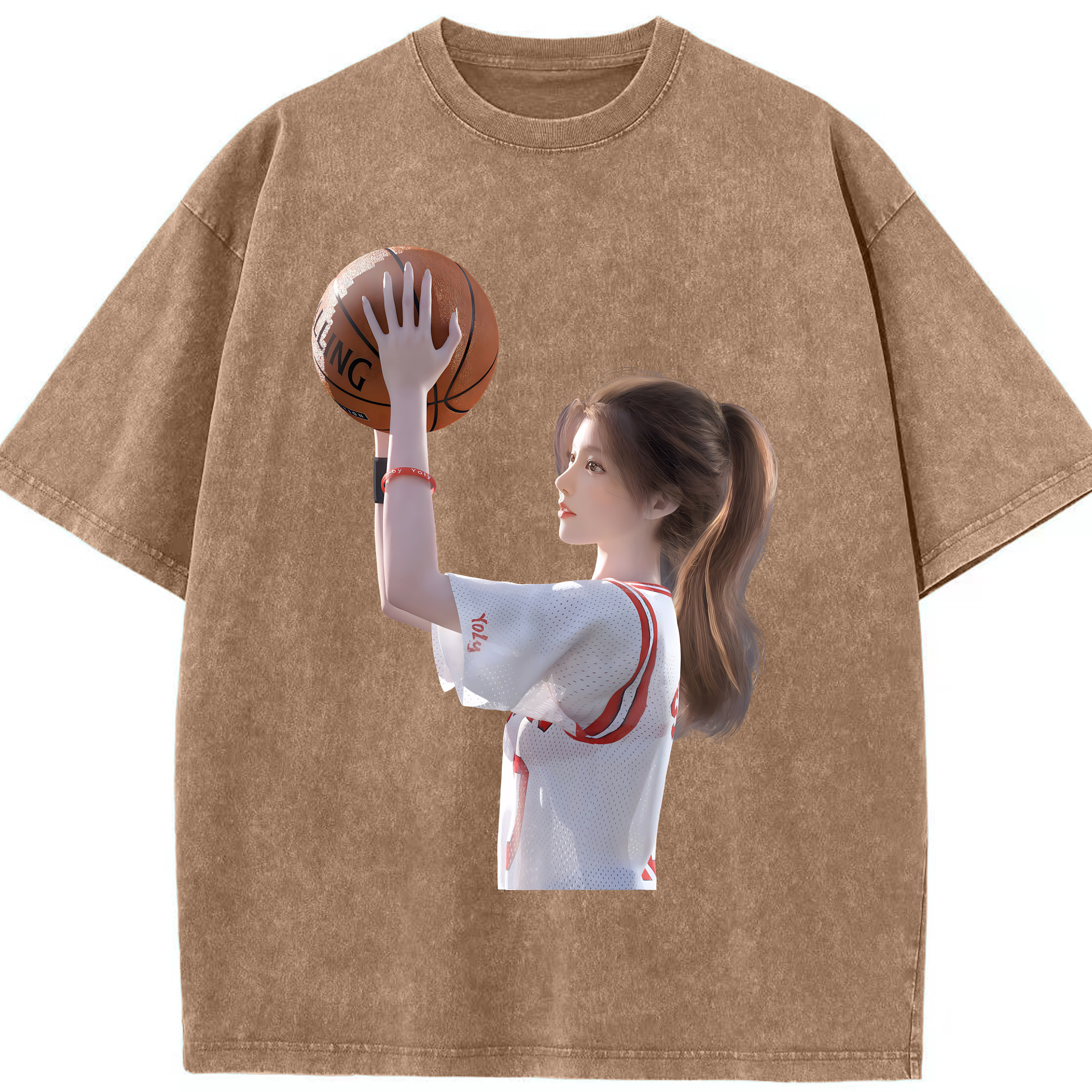 （画像用） SLAM DUNK／スラムダンク 綿100% ヴィンテージ風 半袖Tシャツ（フロントプリント）