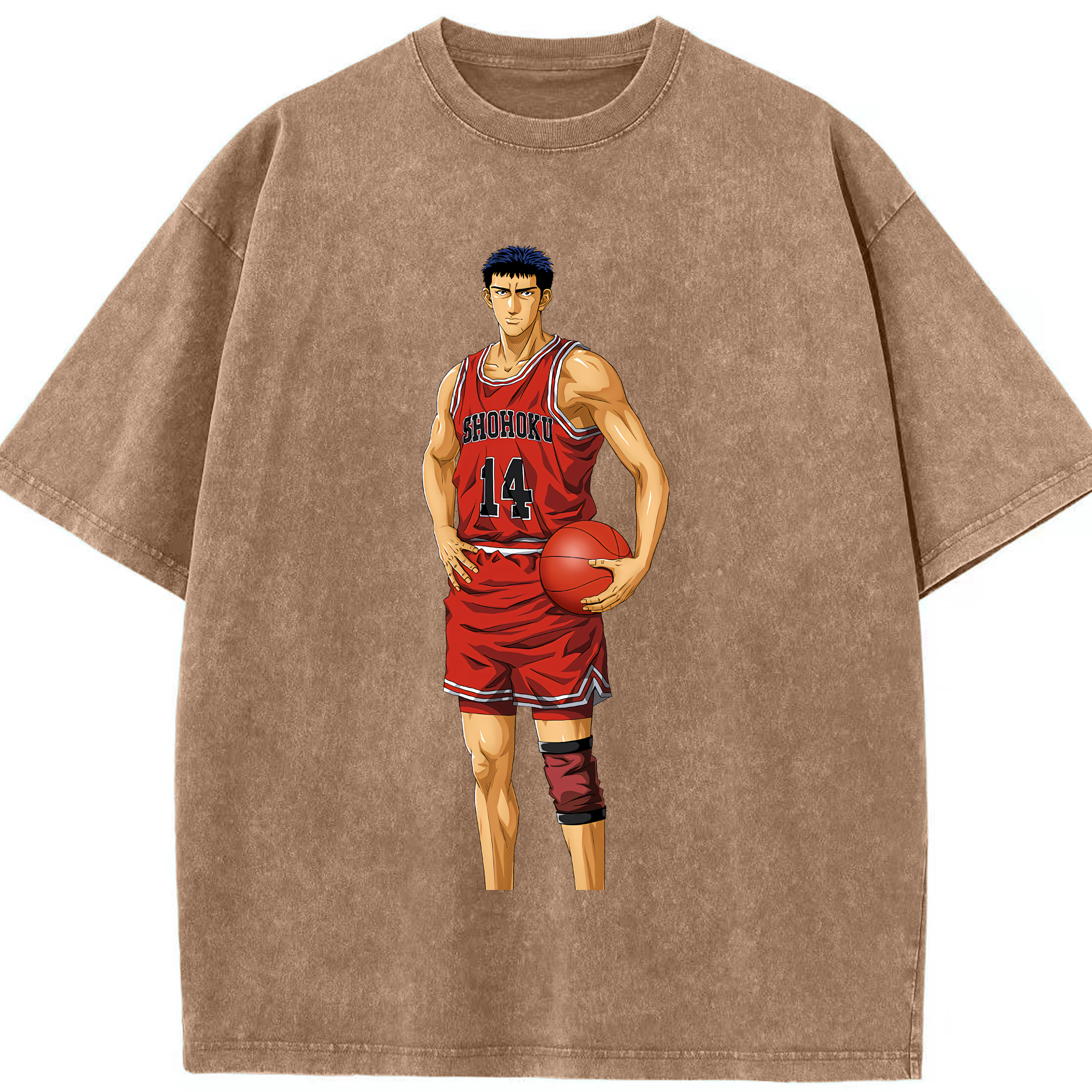 （画像用） SLAM DUNK／スラムダンク 綿100% ヴィンテージ風 半袖Tシャツ（フロントプリント）