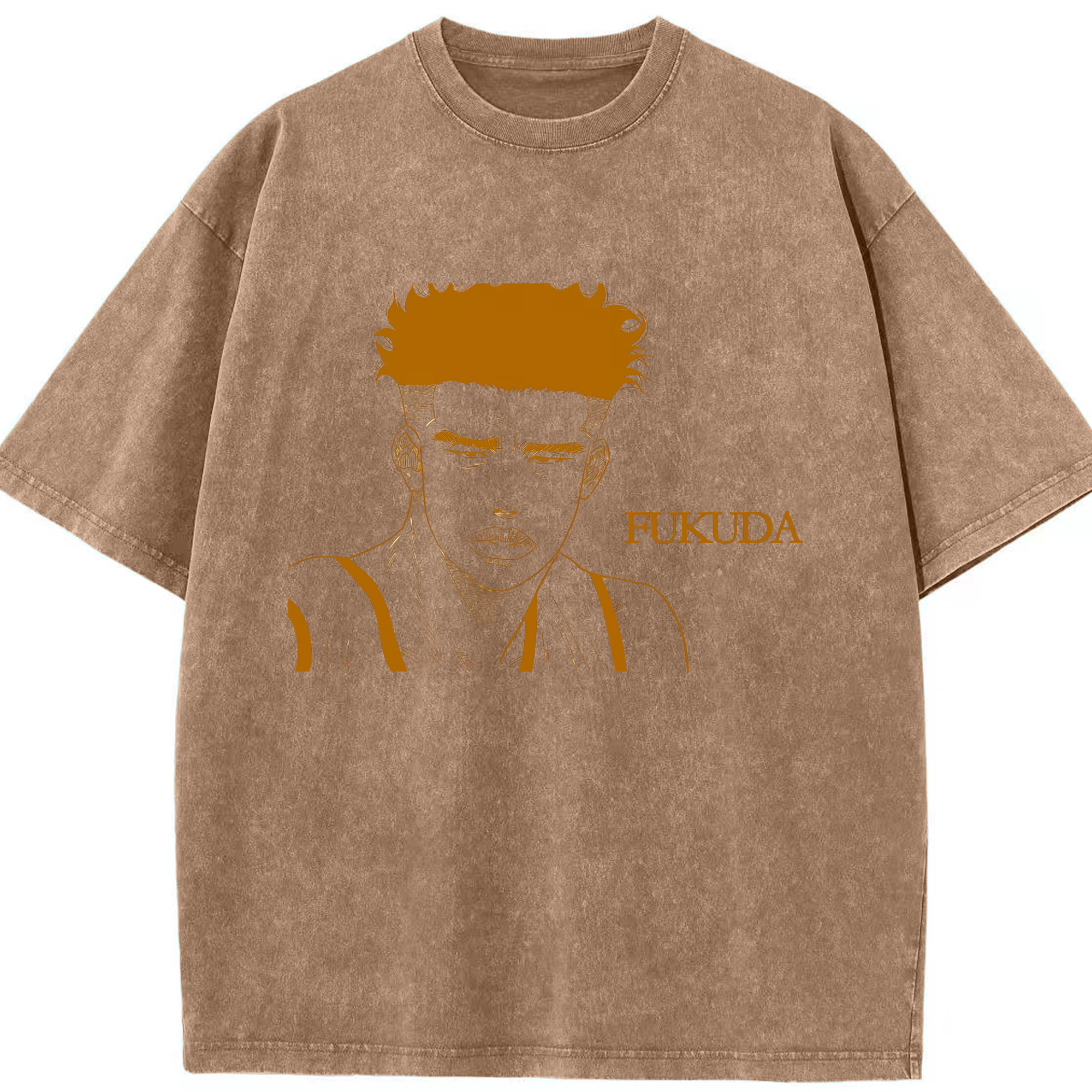 （画像用） SLAM DUNK／スラムダンク 綿100% ヴィンテージ風 半袖Tシャツ（フロントプリント）