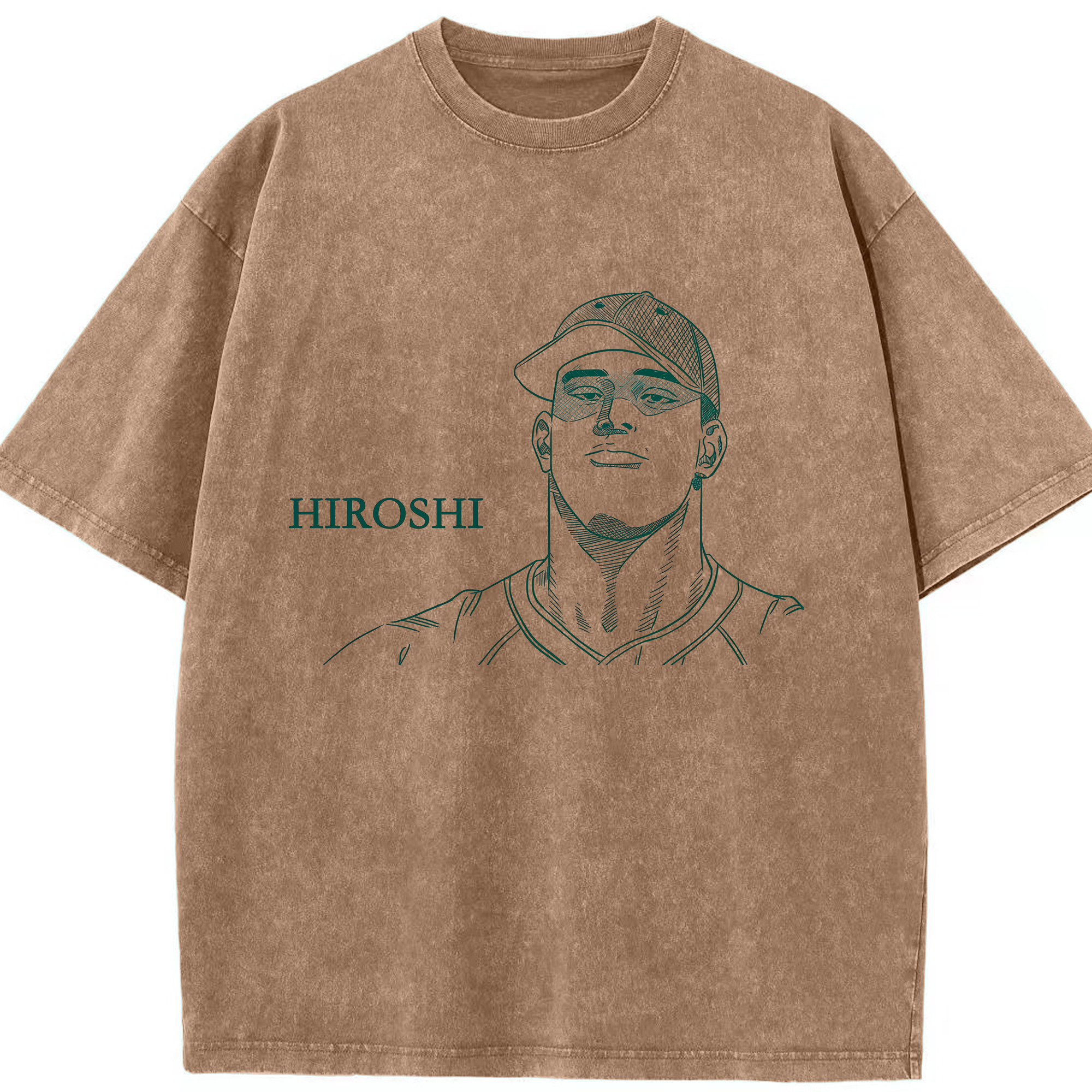 （画像用） SLAM DUNK／スラムダンク 綿100% ヴィンテージ風 半袖Tシャツ（フロントプリント）