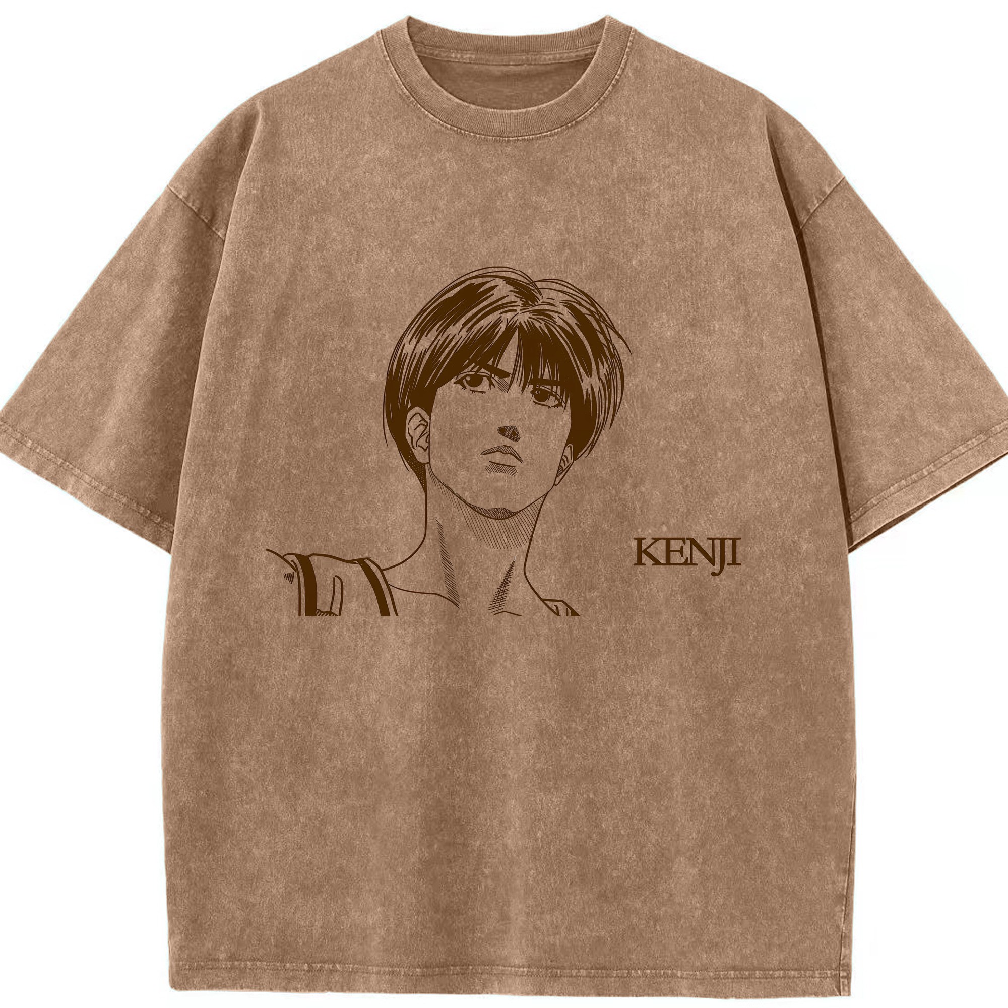 （画像用） SLAM DUNK／スラムダンク 綿100% ヴィンテージ風 半袖Tシャツ（フロントプリント）